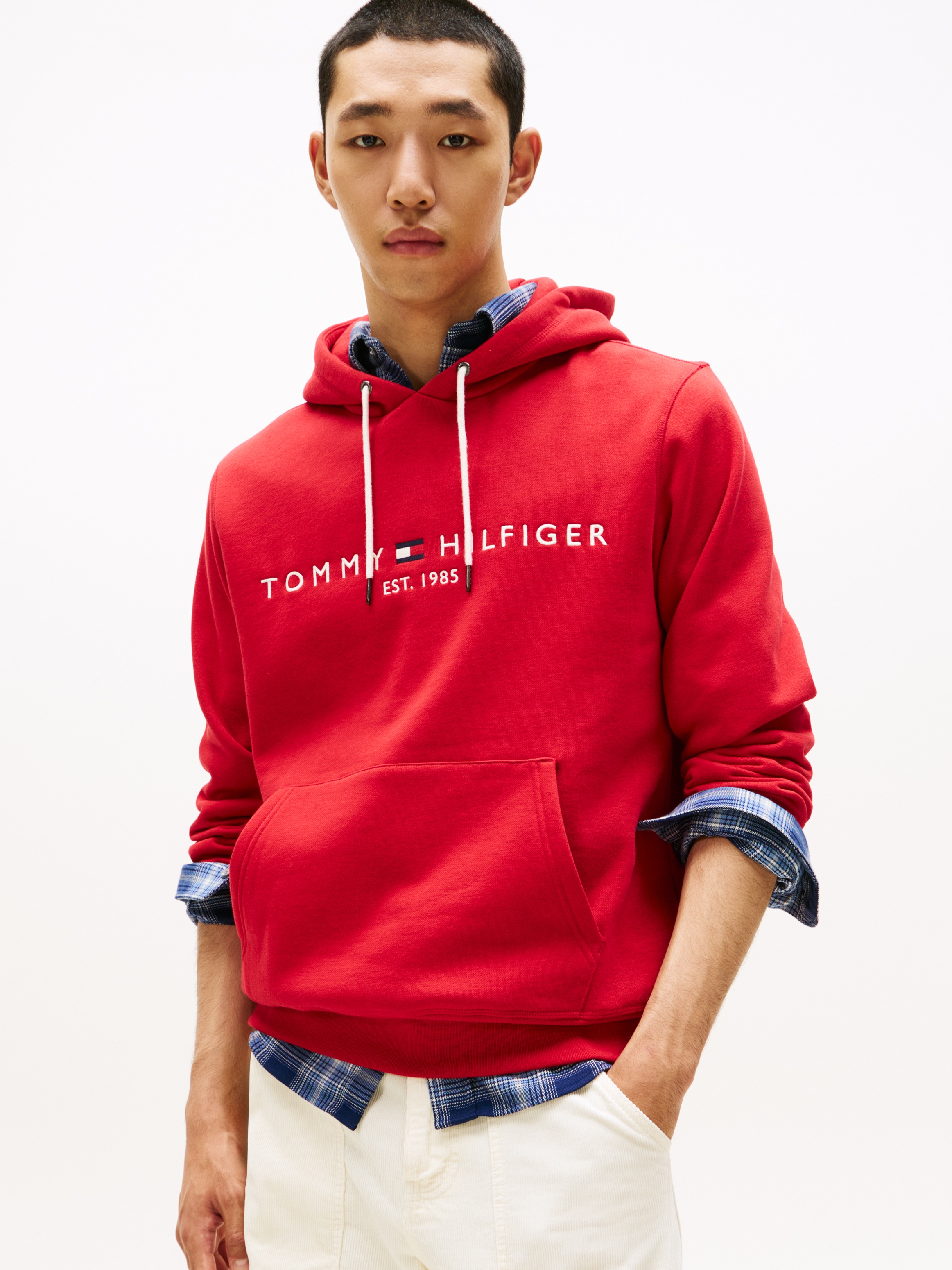 Tommy Hilfiger Kapuzensweatshirt "TOMMY LOGO HOODY mit Kapuze und Känguruta günstig online kaufen