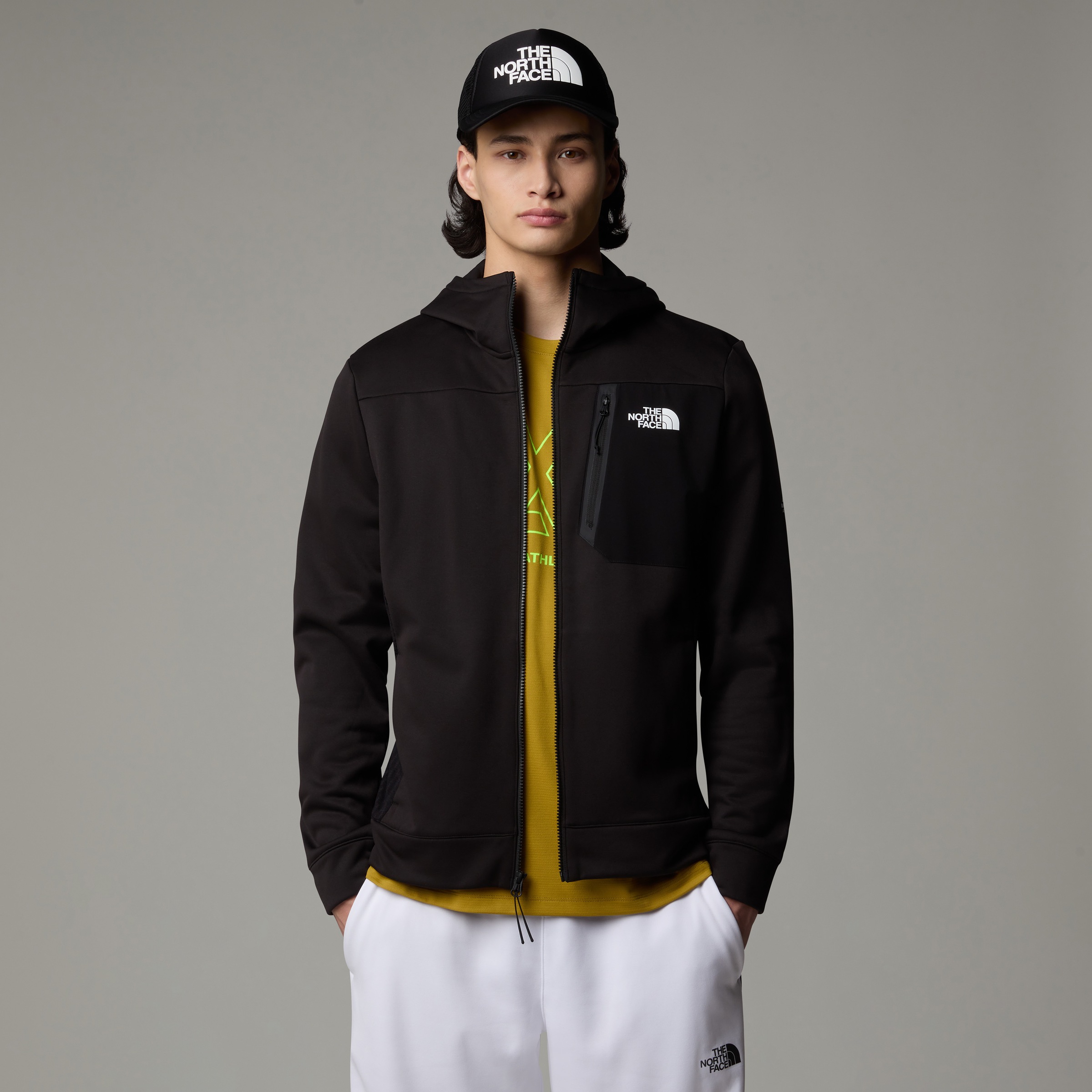 The North Face Fleecejacke "M MA FZ FLEECE" 1 Stk. tlg. mit Kapuze mit Reiß günstig online kaufen