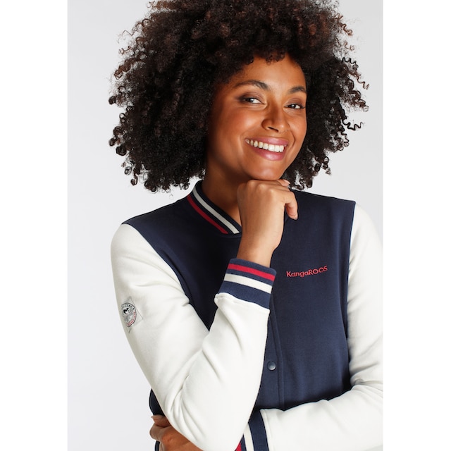 KangaROOS Sweatjacke, im coolen College-Look - NEUE KOLLEKTION online  bestellen | BAUR