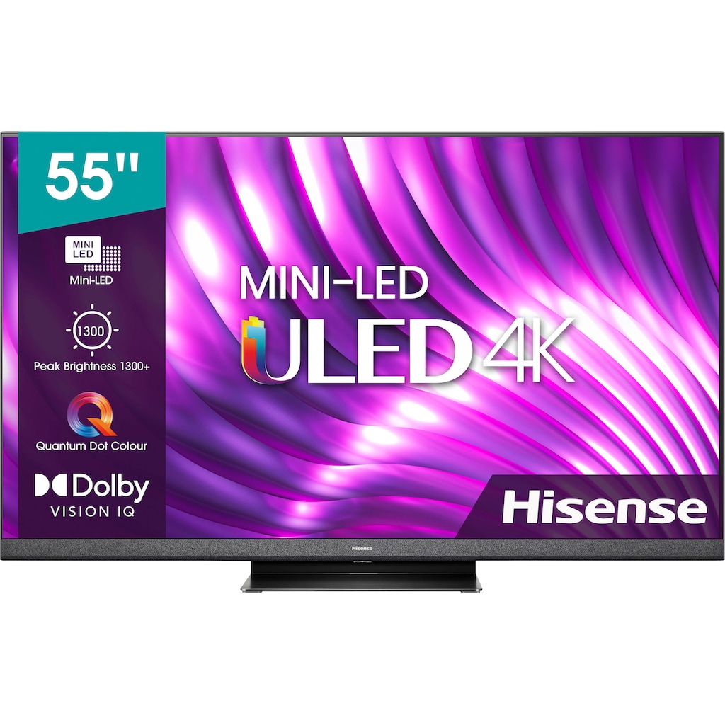 Hisense Mini-LED-Fernseher »55U8HQ«, 139 cm/55 Zoll, 4K Ultra HD