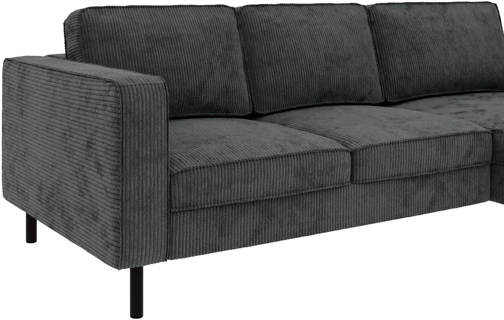 TRENDMANUFAKTUR Ecksofa »Watkins, Couch wahlweise mit Schlaffunktion & Bettkasten, auch in Cord«, Recamiere beidseitig montierbar, OTTOs Choice, Breite 232 cm