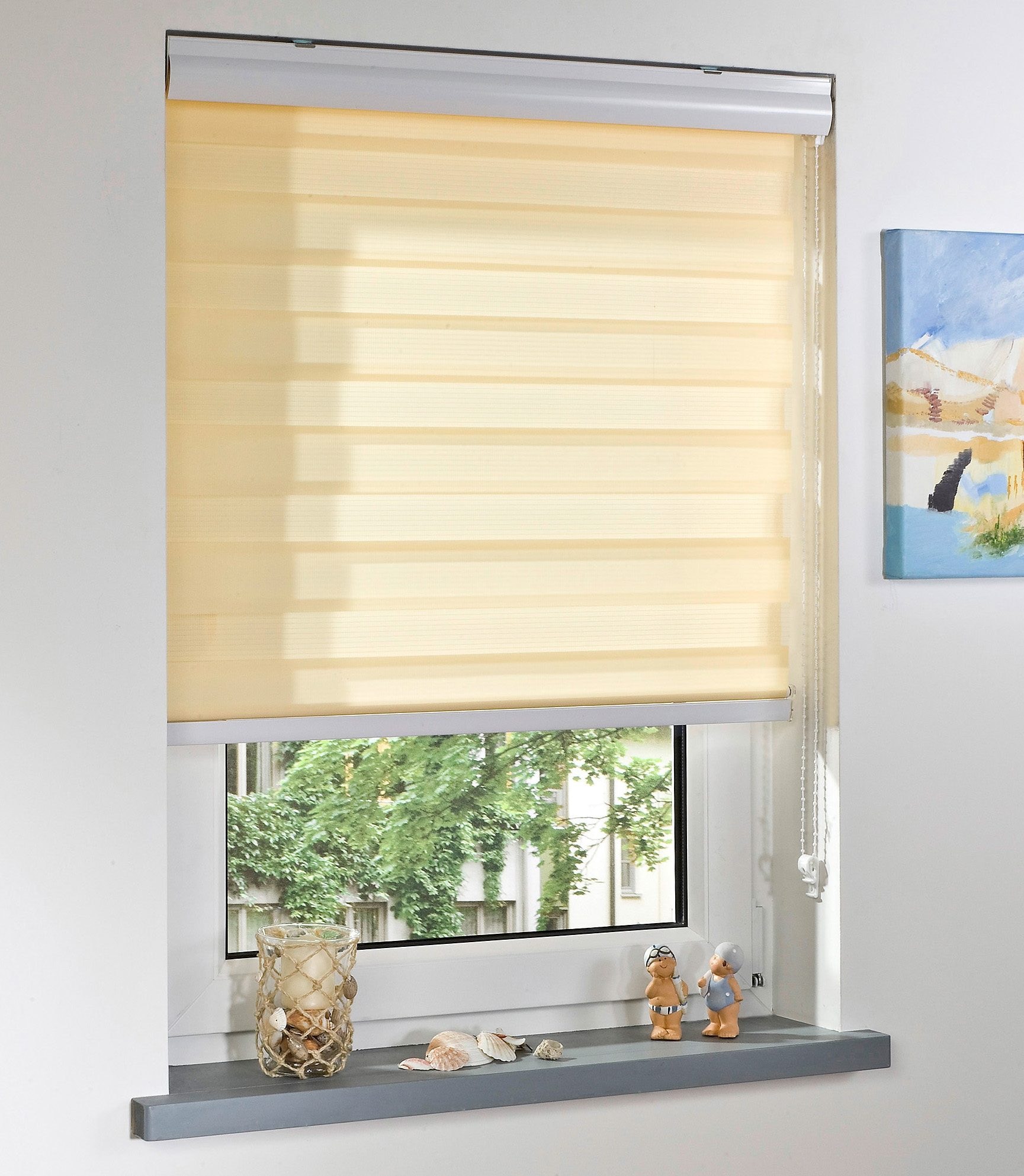 Liedeco Doppelrollo »Duo-Rollo mit Blende« Lichtschutz