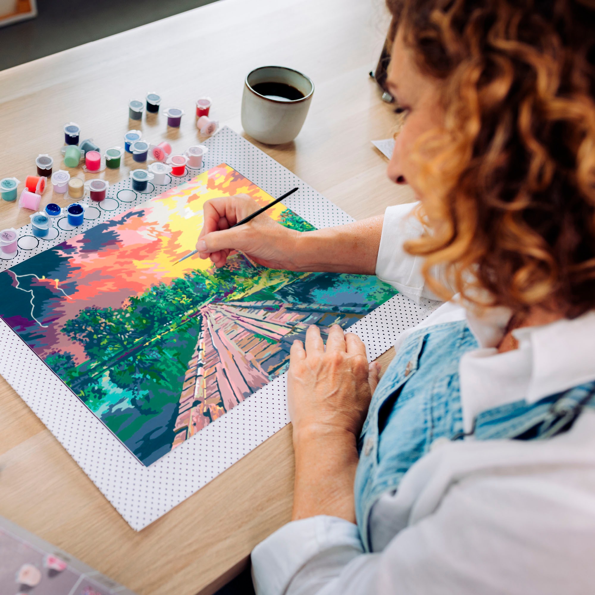 Ravensburger Malen nach Zahlen »CreArt, Leinwand Magisches Licht«, Made in Europe