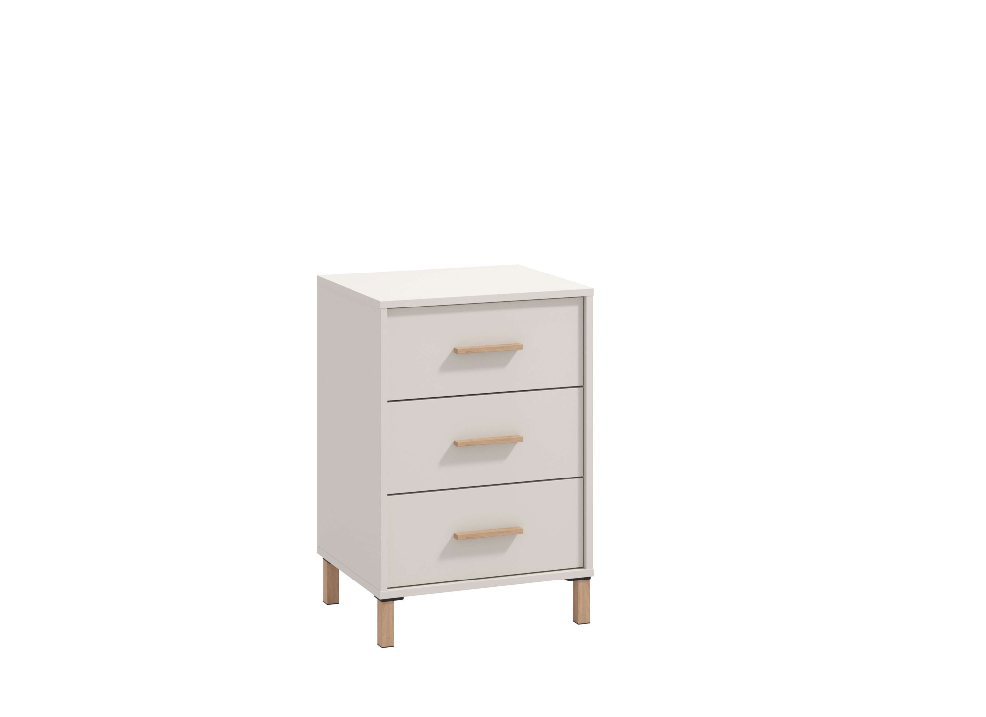 Home affaire Nachtkommode »Belfort Nachtschrank Nachttisch Made in Europe«, mit 2 oder 3 Schubladen, FSC®-zertifizierter, Trendfarbe cashmere