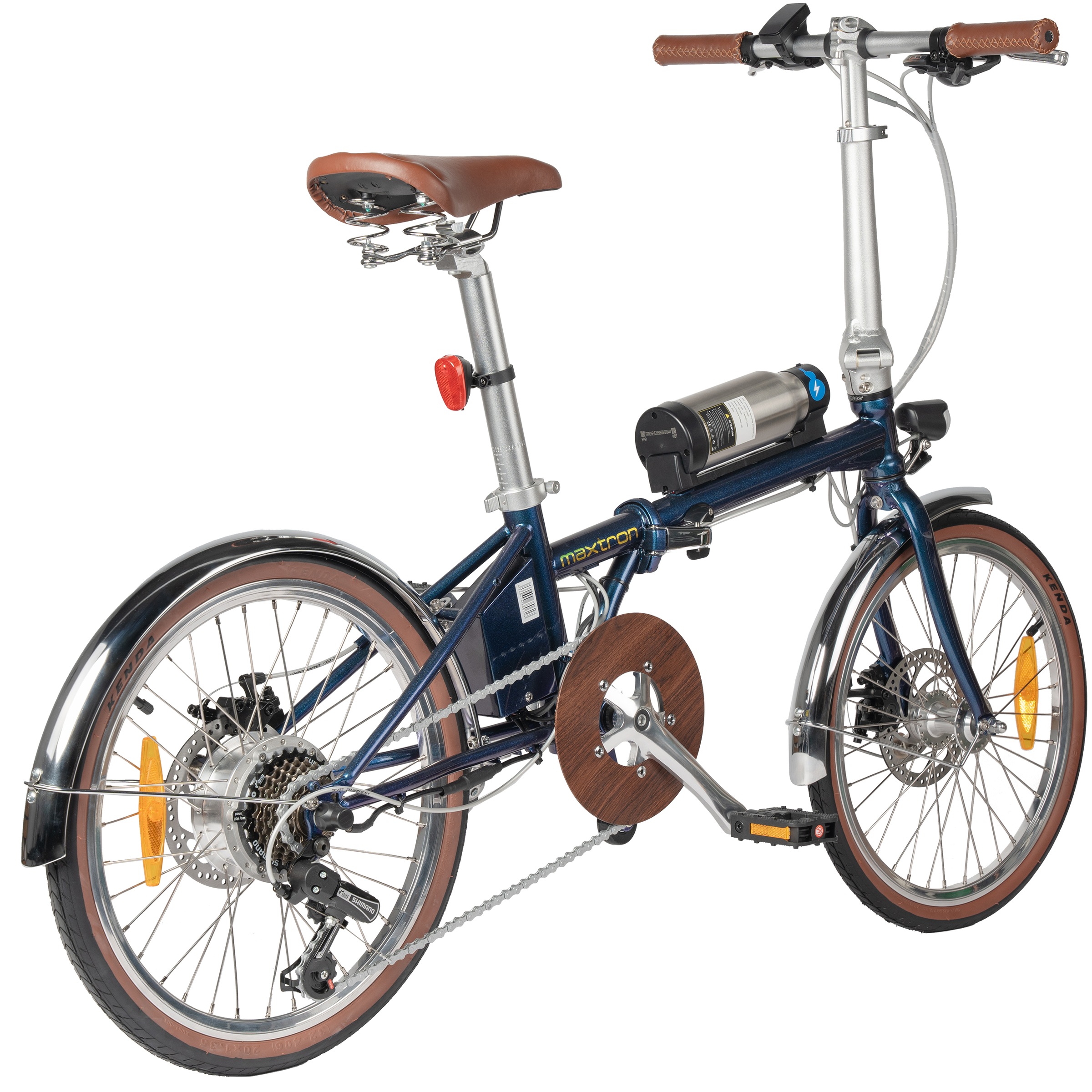 Maxtron »Smart 20, Klapprad« 3 Gang Shimano Tourney Schaltwerk Kettenschaltung Heckmotor 250 W Kompakt und platzsparend für Alltag