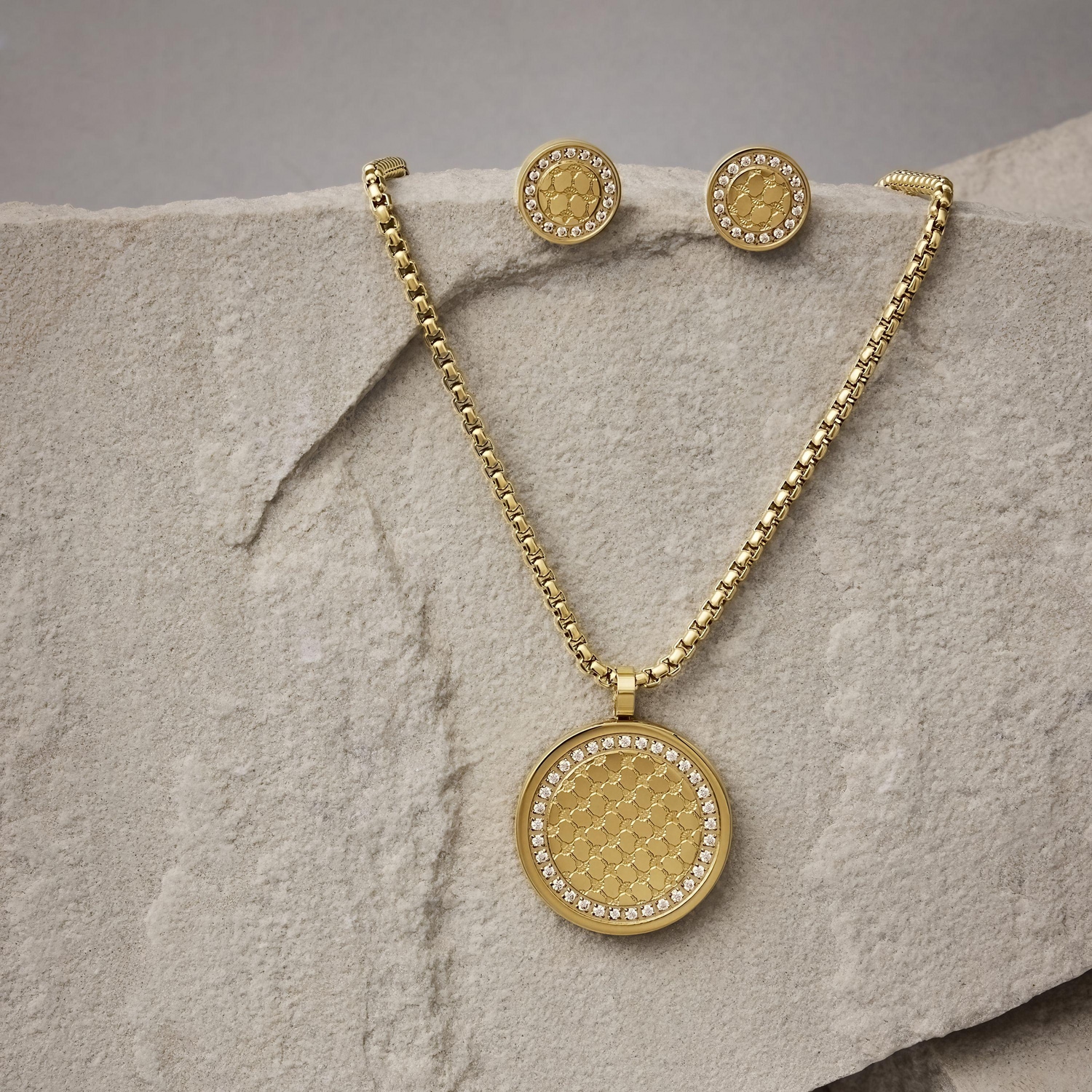 JOOP! Kette mit Anhänger mit Zirkonia (synth.)
