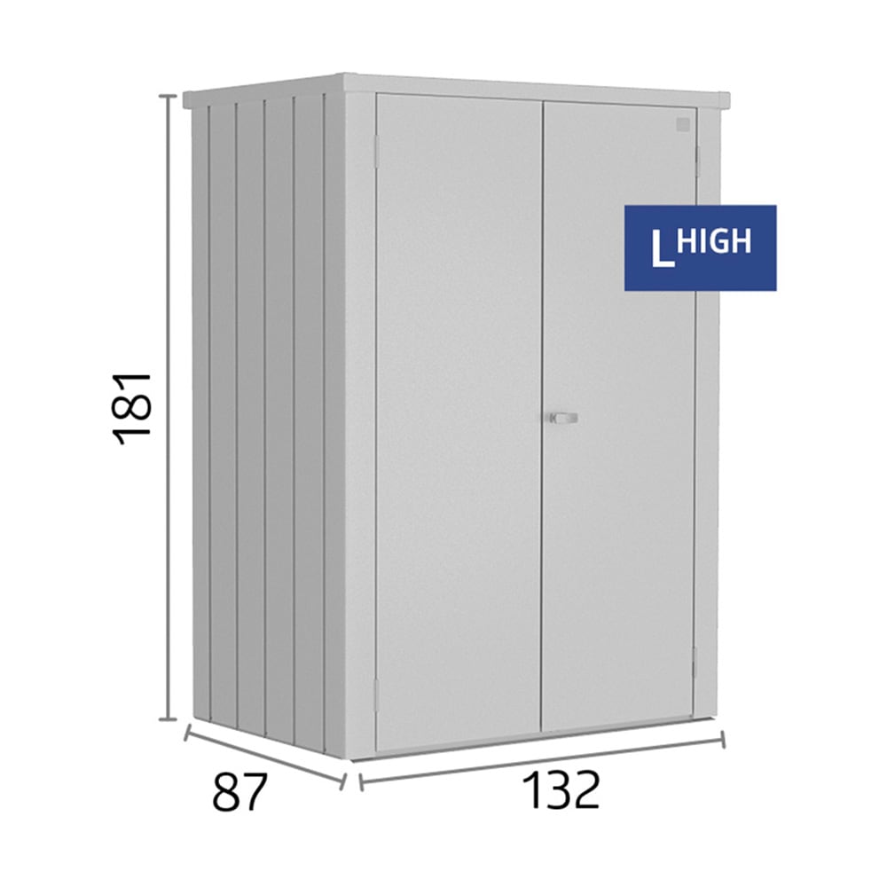 Biohort Mehrzweckschrank »Romeo Gr. L high, verschiedene Farben« 132x87x181 cm, der ideale Terrassenschrank aus Metall
