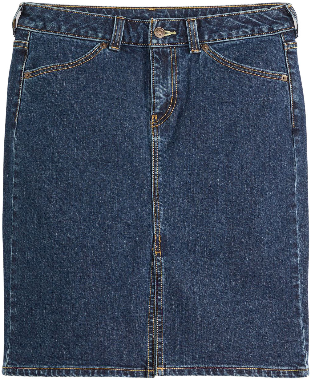 Thumbnail - Levis Jeansrock "LOW MIDI SKIRT ME" mit Schlitz für mehr Bewegungsfreiheit