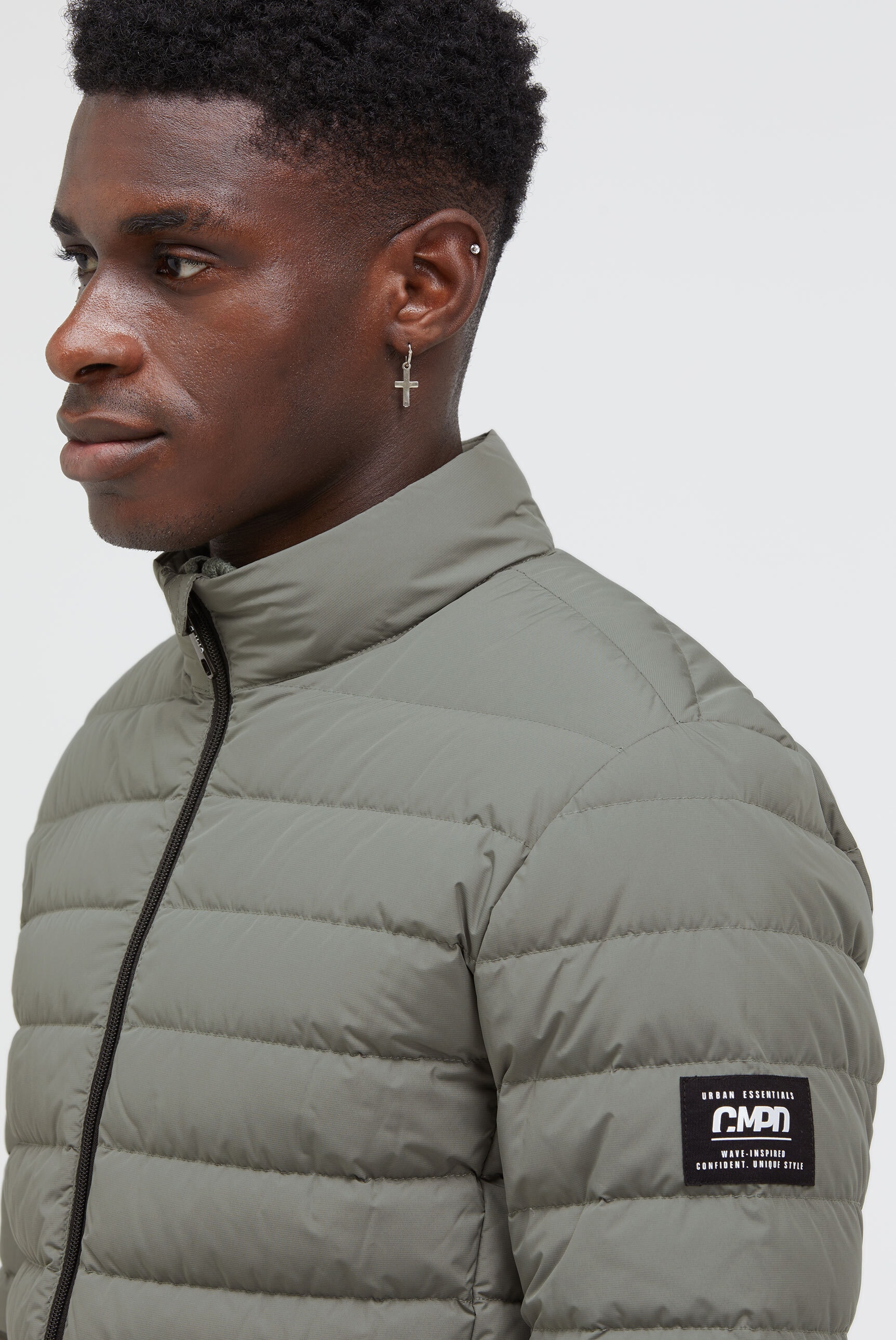 CMPD Steppjacke, ohne Kapuze, mit verstellbarem Gummizug im Saum