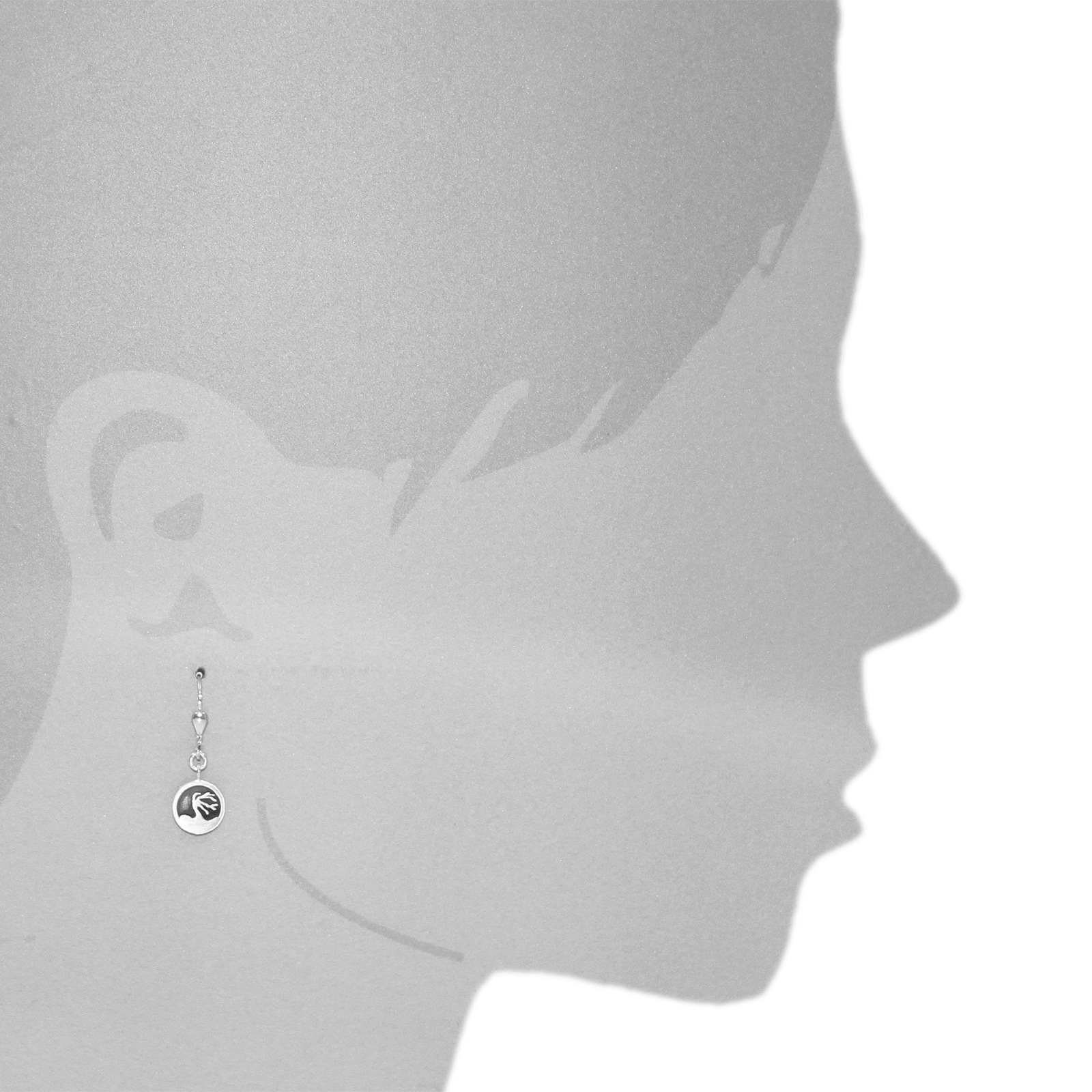 OSTSEE-SCHMUCK Paar Ohrhänger »- Windflüchter 10 mm - Silber 925/000 - ,«