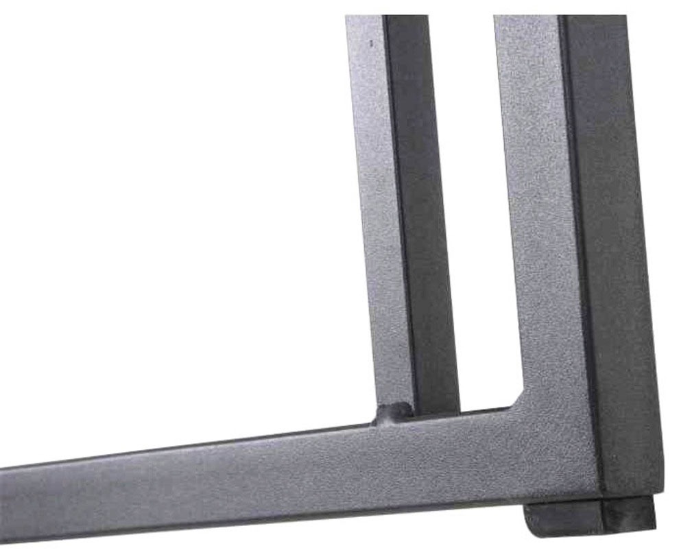 Beistelltisch SIENA GARDEN "Ramo", grau (anthrazit, anthrazit, anthrazit), B:33,5cm H:50cm T:40cm, Aluminium, Tische, Beistelltisch, Beistelltisch, BxTxH: 33,5x40x50 cm, Aluminium matt-anthrazit 3
