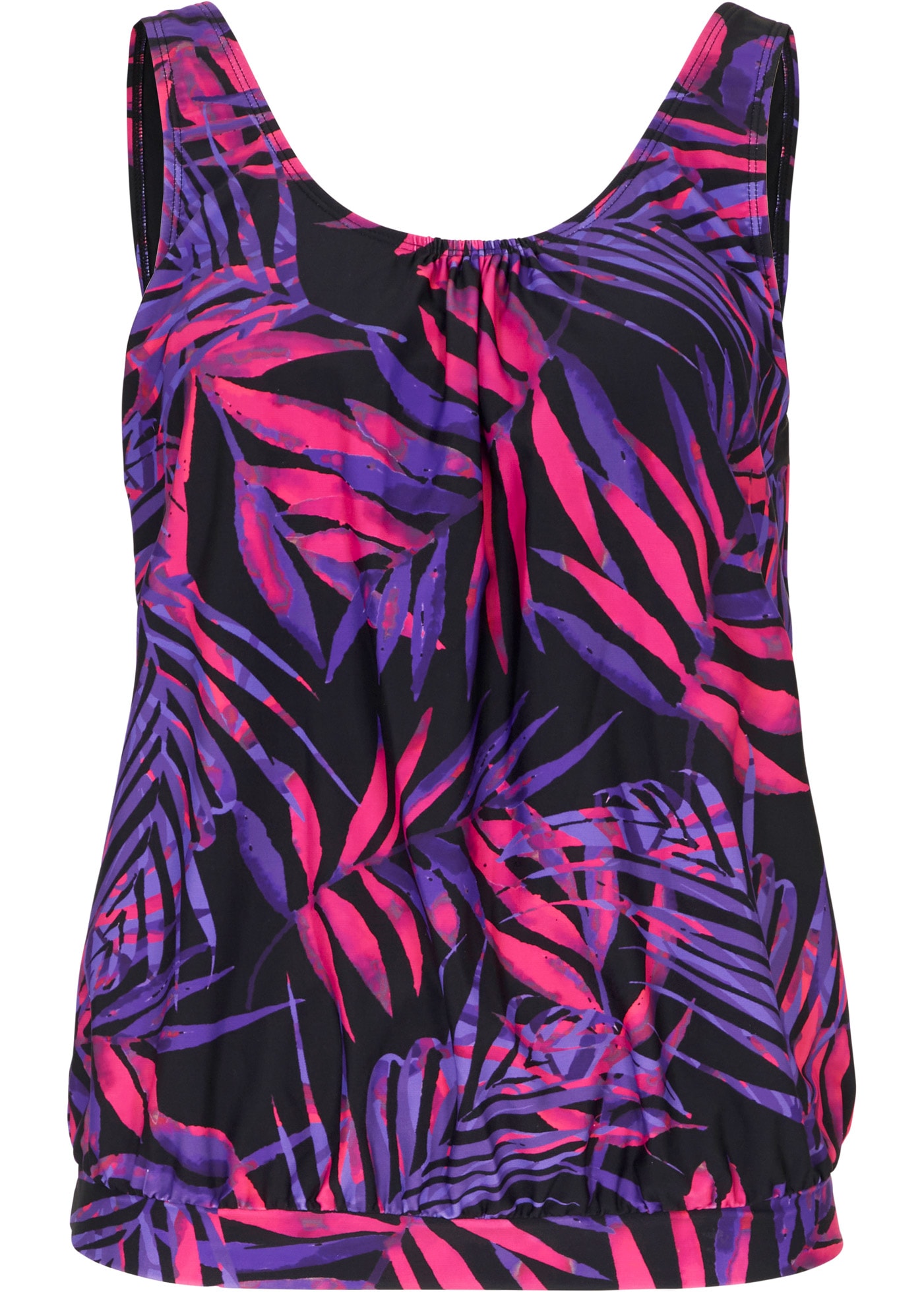 bonprix Tankini-Top mit Futter aus Polyester, mit edlem Druck, sportlicher Stil