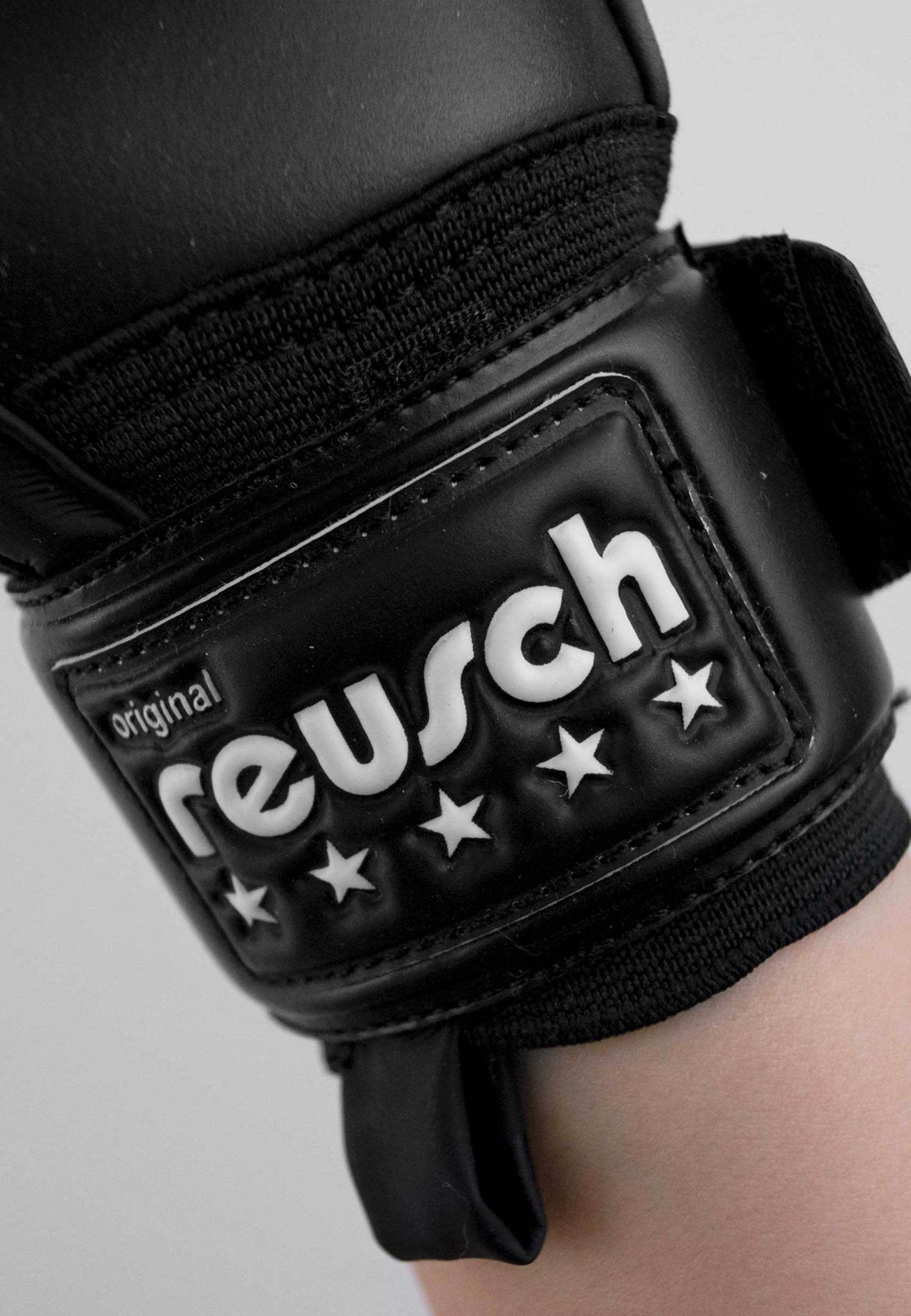 Reusch Torwarthandschuhe »Legacy Arrow Silver Junior«, mit sehr gutem Grip und Außennaht-Schnitt