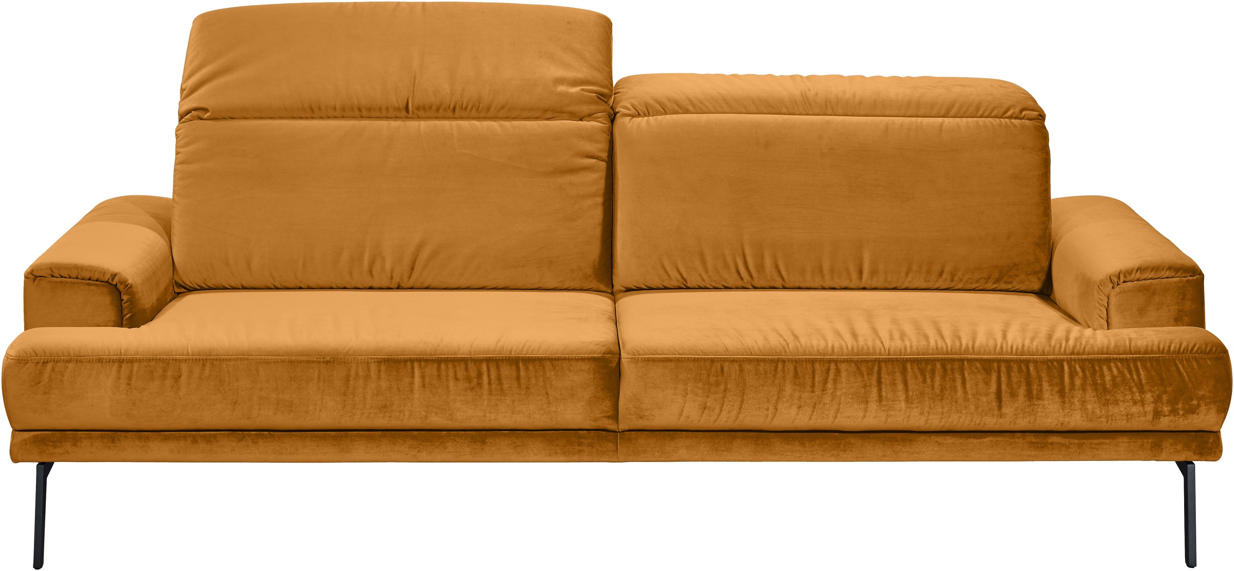 Musterring 3-Sitzer »MR 4580«, inkl. Kopf- und Sitztiefenverstellung, Fuß schwarz, B228 x T103 cm