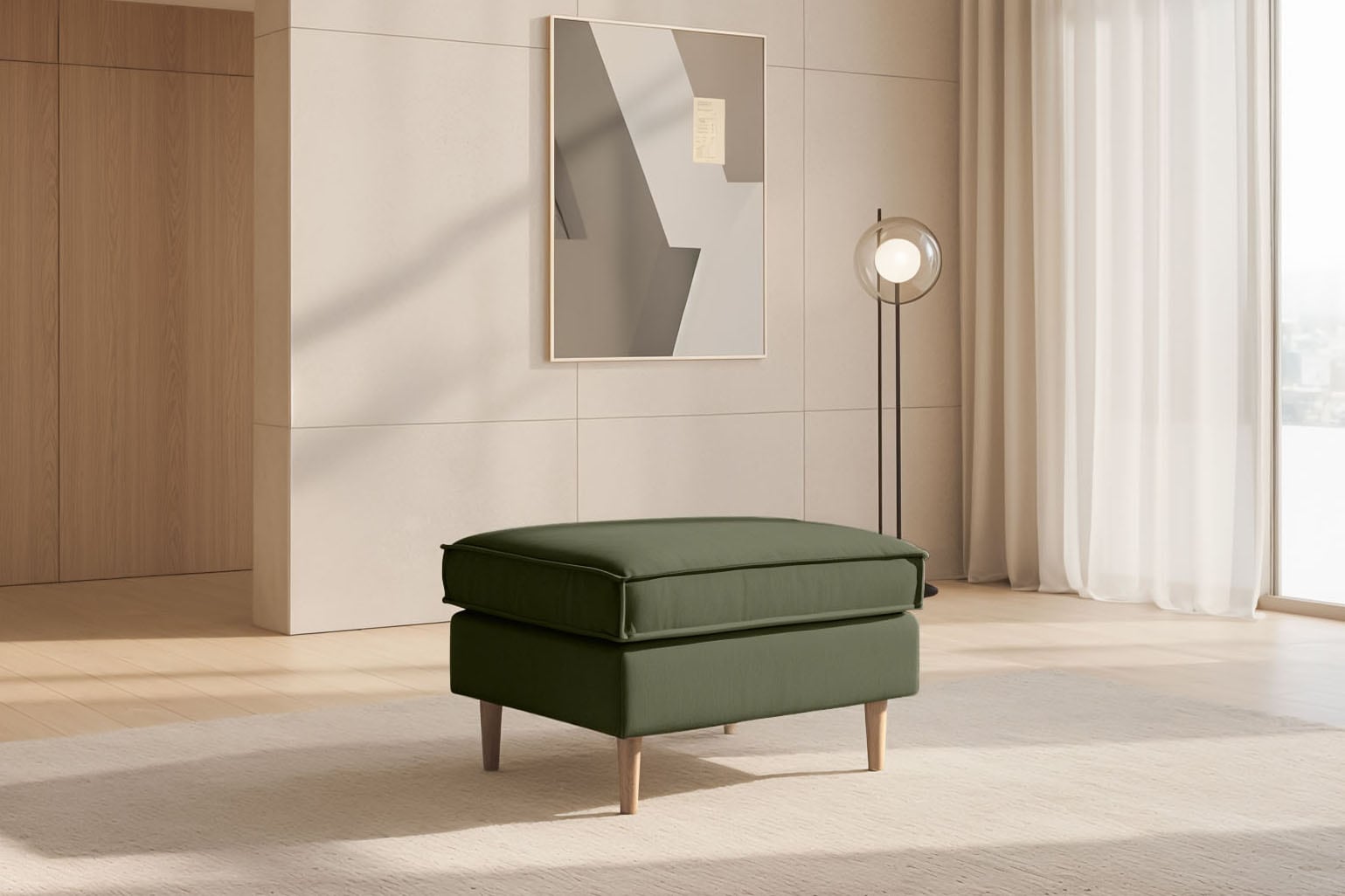 Home affaire Polsterhocker "Pinto Skandi" günstig online kaufen