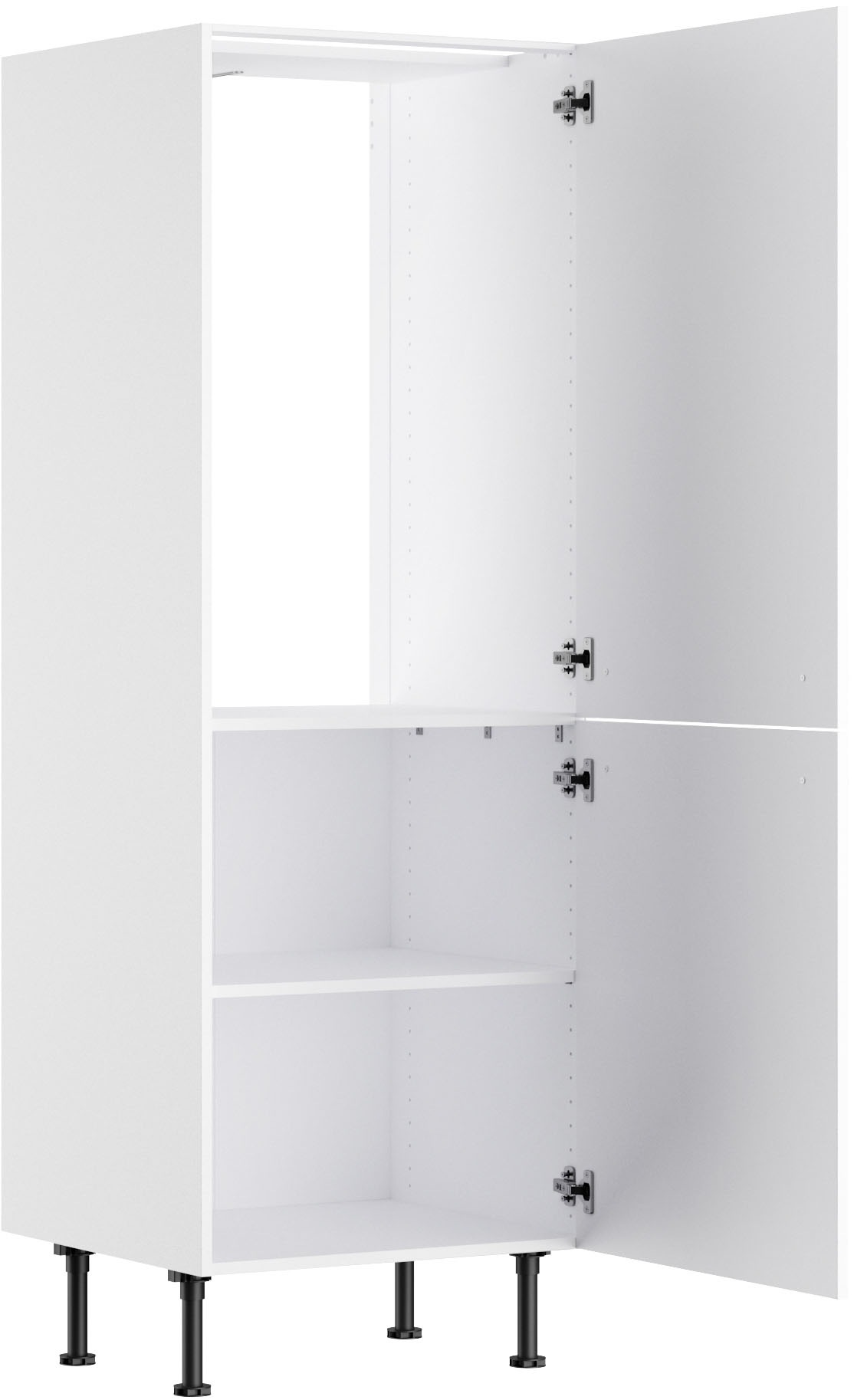 Thumbnail - KOCHSTATION Kühlumbauschrank "KS-Bern2", Breite 60 cm, Höhe 176,6 cm, 2 Türen (Höhe 89,2/70 cm), 1 Einlegeboden