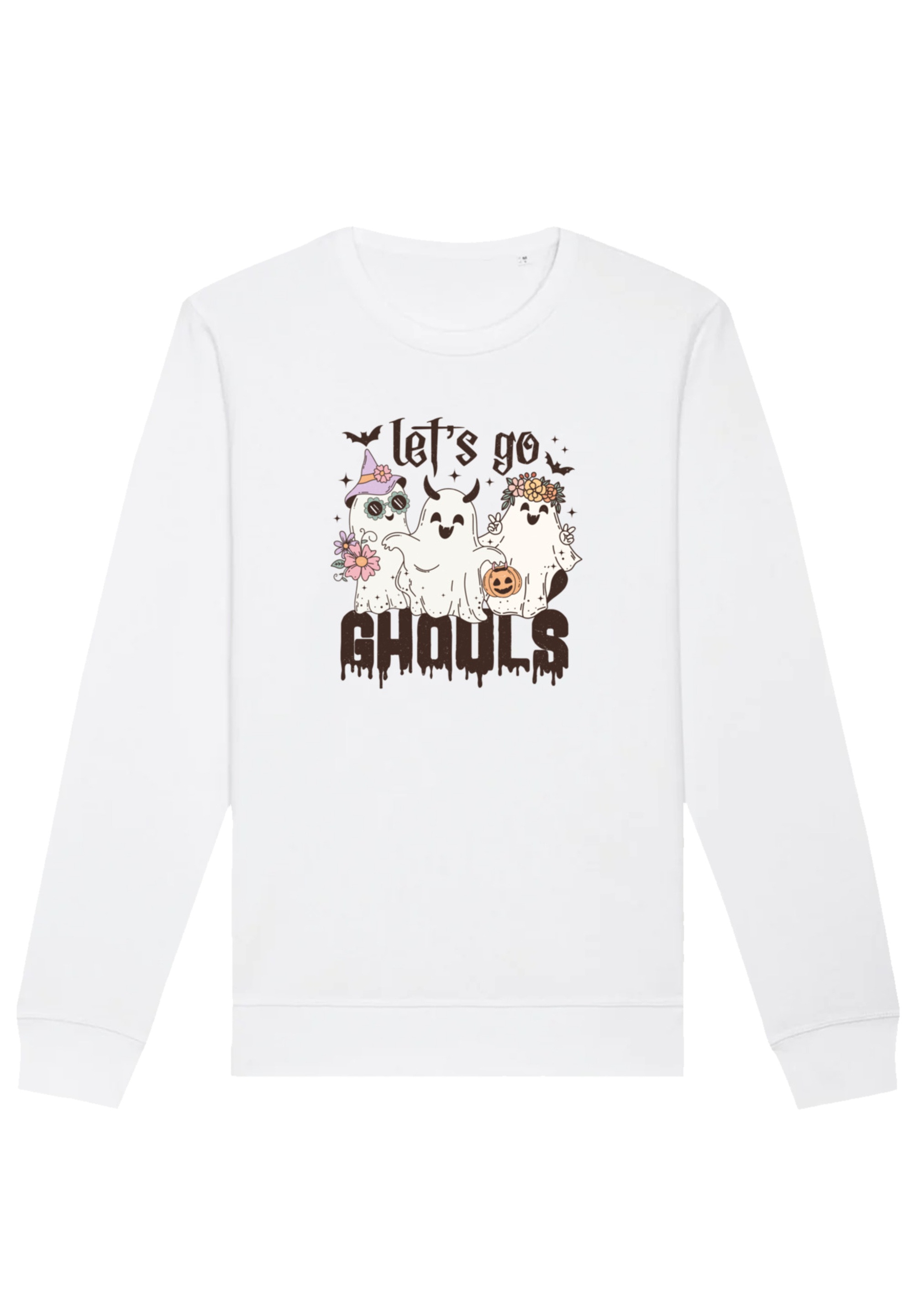 F4NT4STIC Sweatshirt "Retro Halloween Let s go ghouls", Premium Qualität günstig online kaufen