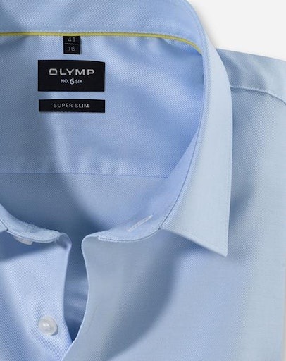 Olymp No.6 Shirt Super Slim Light Blue 42 3