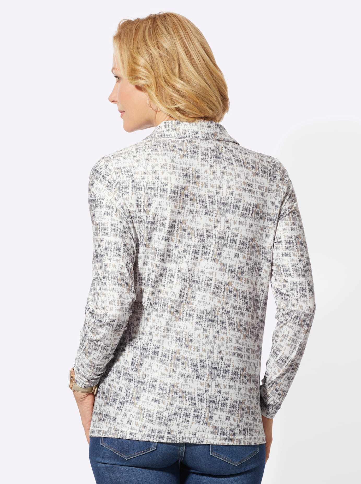 Thumbnail - Classic Basics Poloshirt "Winter-Shirt" 1 Stk.