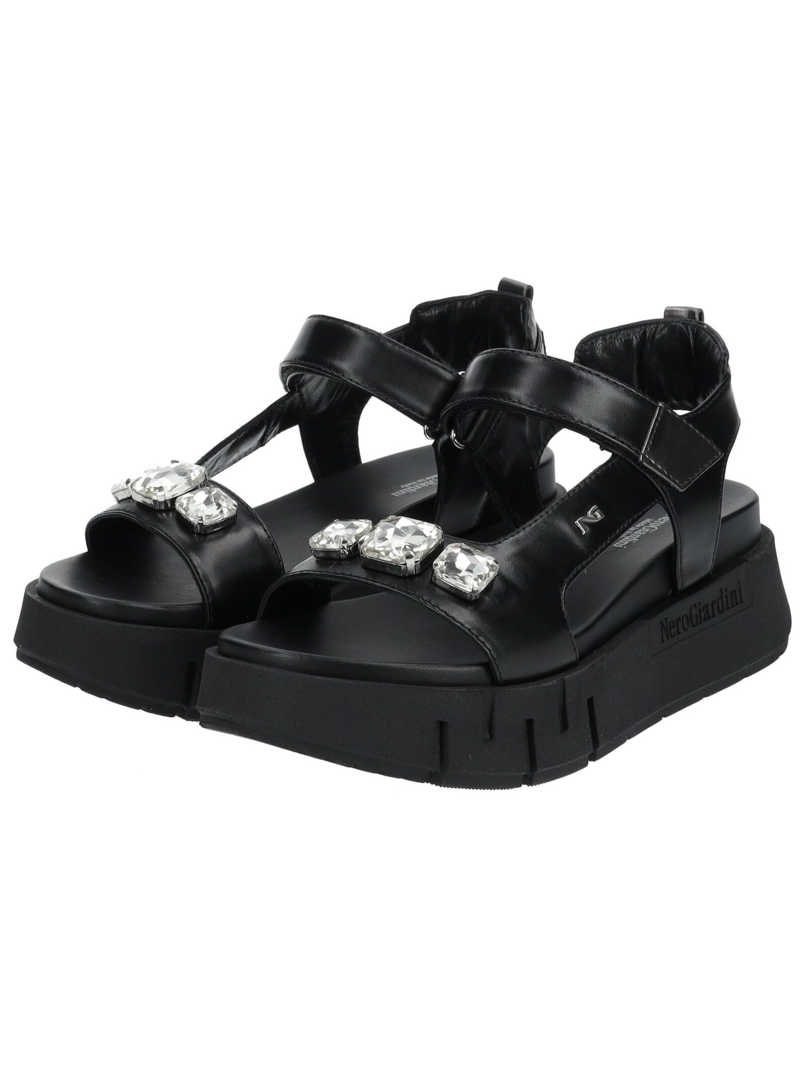 Nero Giardini Riemchensandale »Nero Giardini Sandalen Leder/Textil«