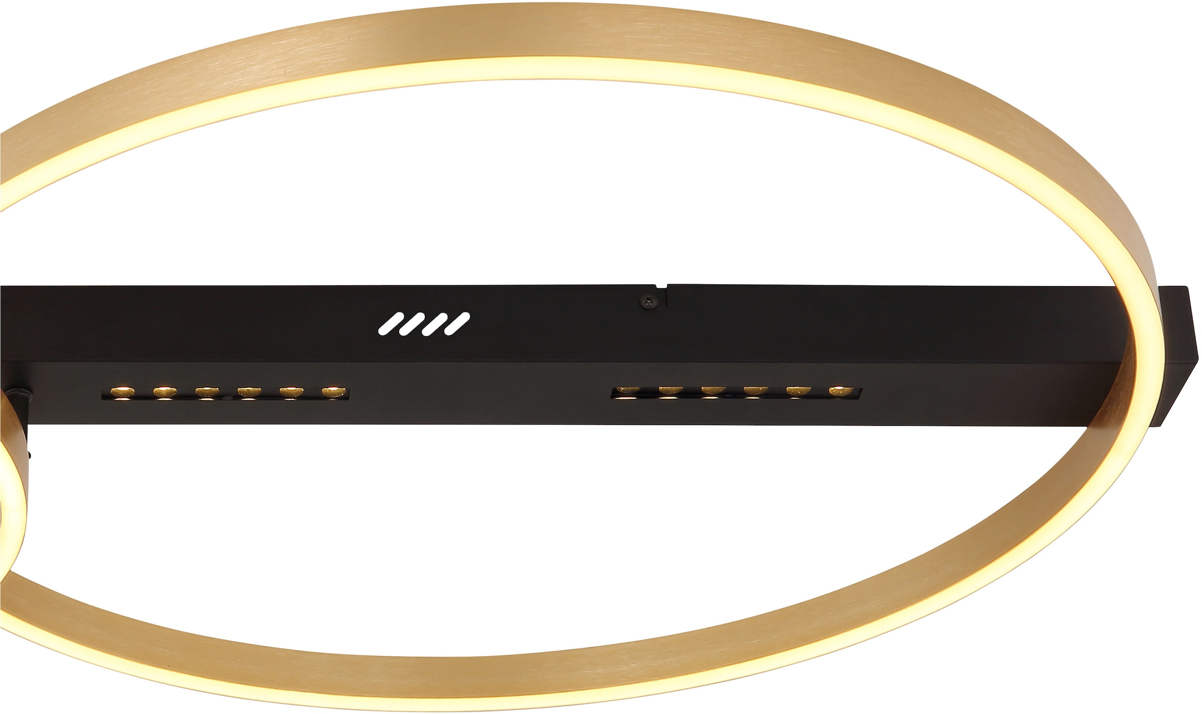 GLOBO LIGHTING LED Deckenleuchte »LUFFY«, Leuchtmittel LED-Modul | LED fest integriert, Deckenlampe/LxBxH: 930x585x102mm/Wohnzimmer/Schlafzimmer/modern