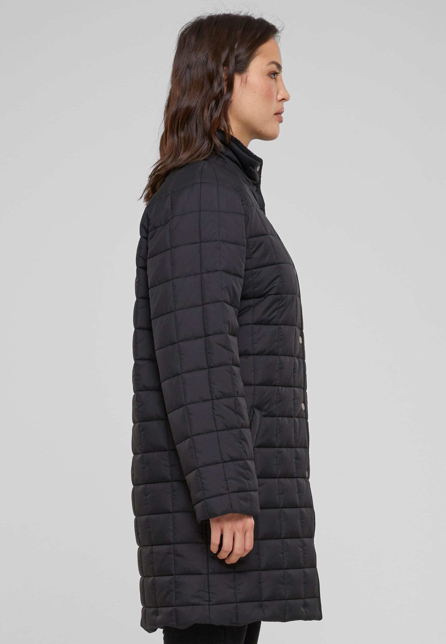 URBAN CLASSICS Winterjacke »Urban Classics Damen Ladies Quilted Coat«, (1 St.), ohne Kapuze