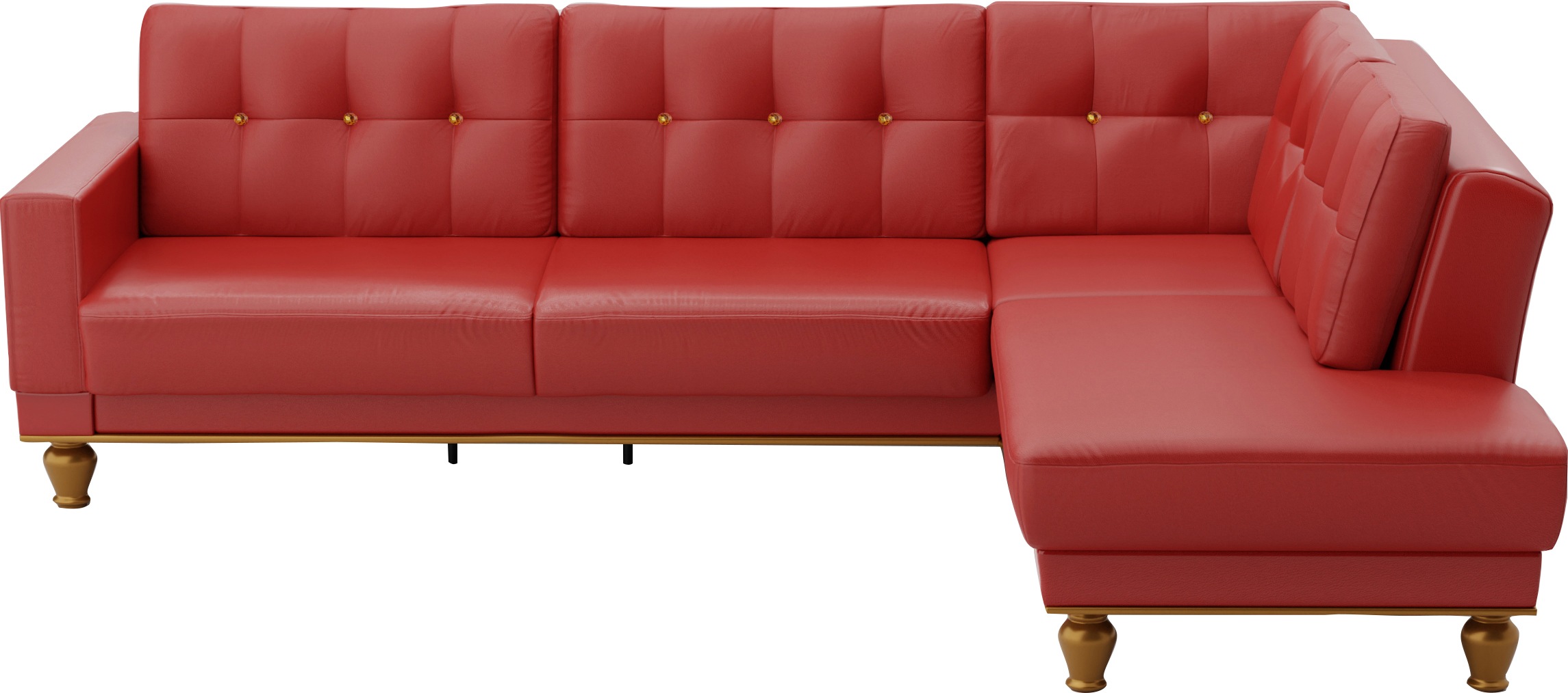 sit&more Ecksofa "Orient 5 L-Form", mit Strass-Stein, wahlweise mit Bettfun günstig online kaufen
