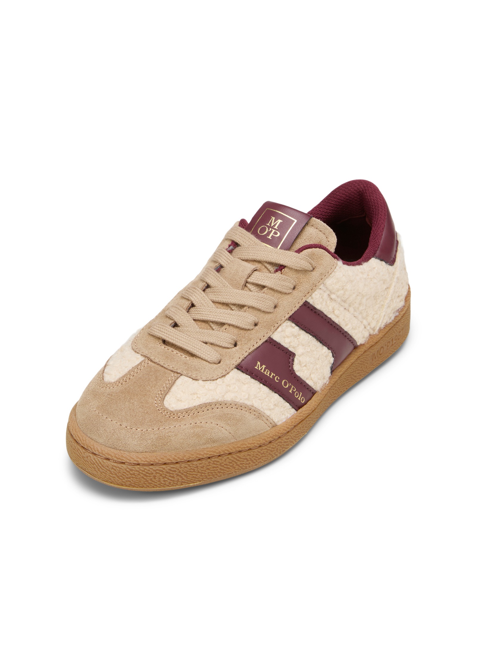 Marc OPolo Sneaker "aus Leder und Teddyfell" günstig online kaufen