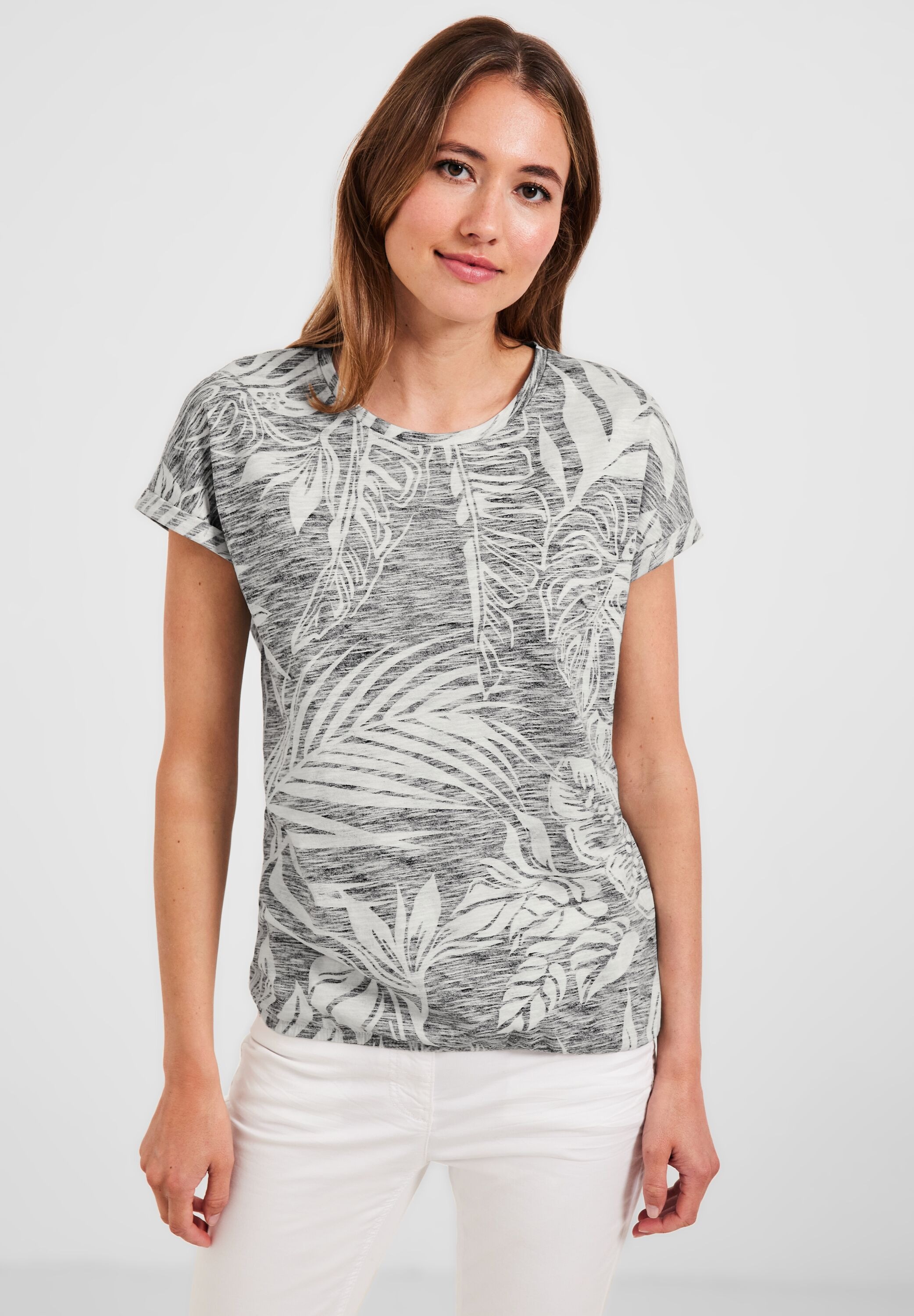 Cecil T-Shirt, BAUR | mit bestellen für Rundhalsausschnitt