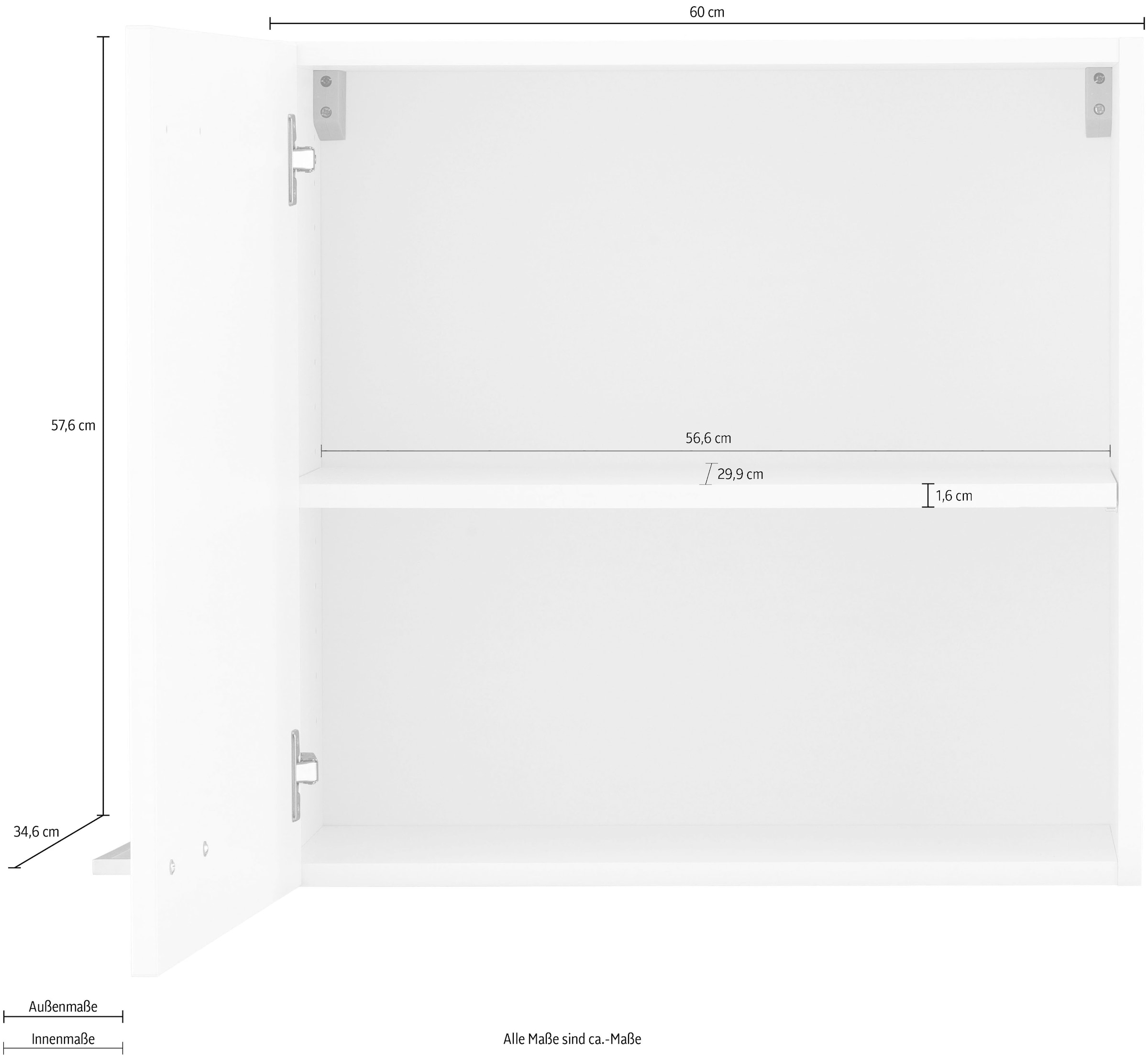 OPTIFIT Hängeschrank »Iver«, Breite cm, | BAUR Tür kaufen 60 1 mit