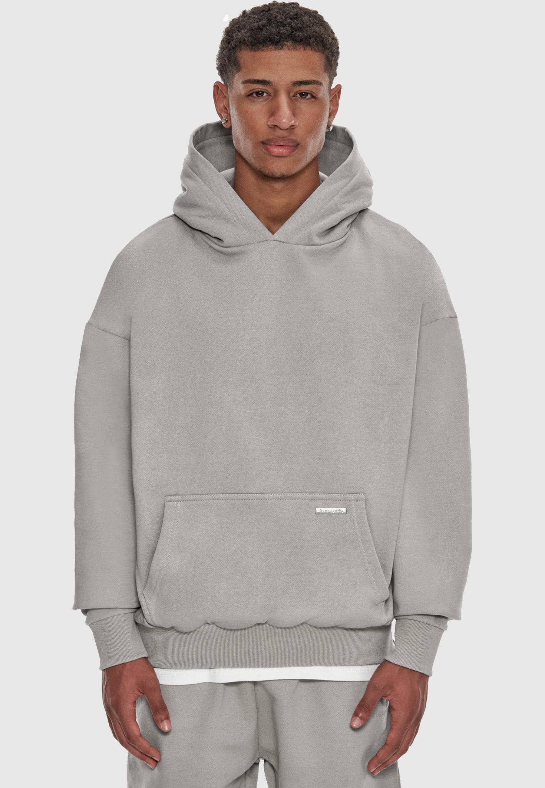 Dropsize Kapuzensweatshirt »Dropsize Herren Super Heavy Blank Hoodie«, (1 tlg.)