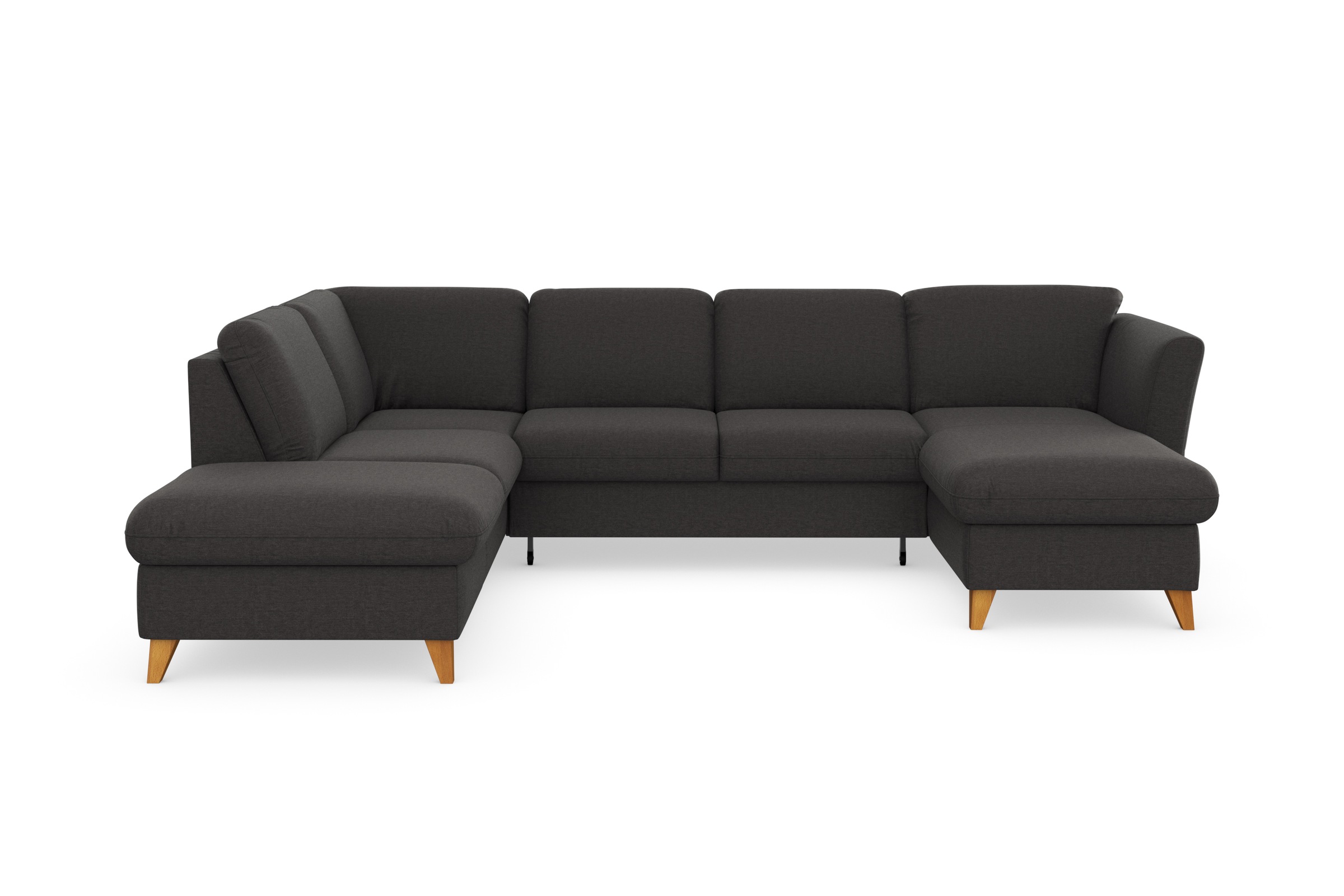 Home affaire Wohnlandschaft "Trelleborg U-Form" Federkern-Polsterung, wahlw günstig online kaufen