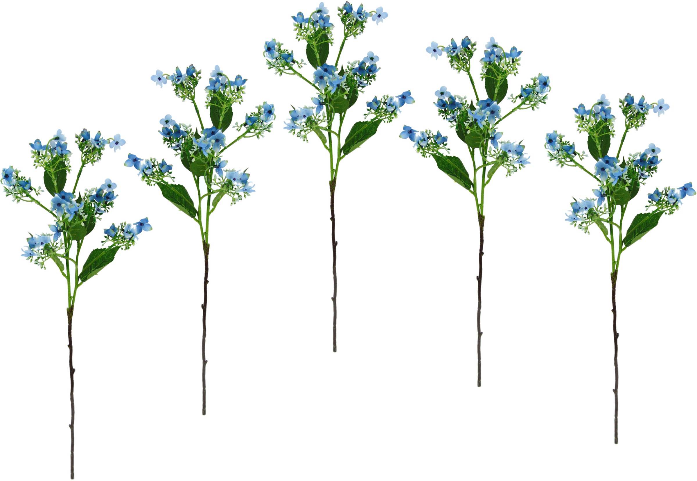 5er »Blütenzweig«, | Zweig, Kunstblume künstlicher I.GE.A. bestellen Kunstpflanze, BAUR Dekozweig Set