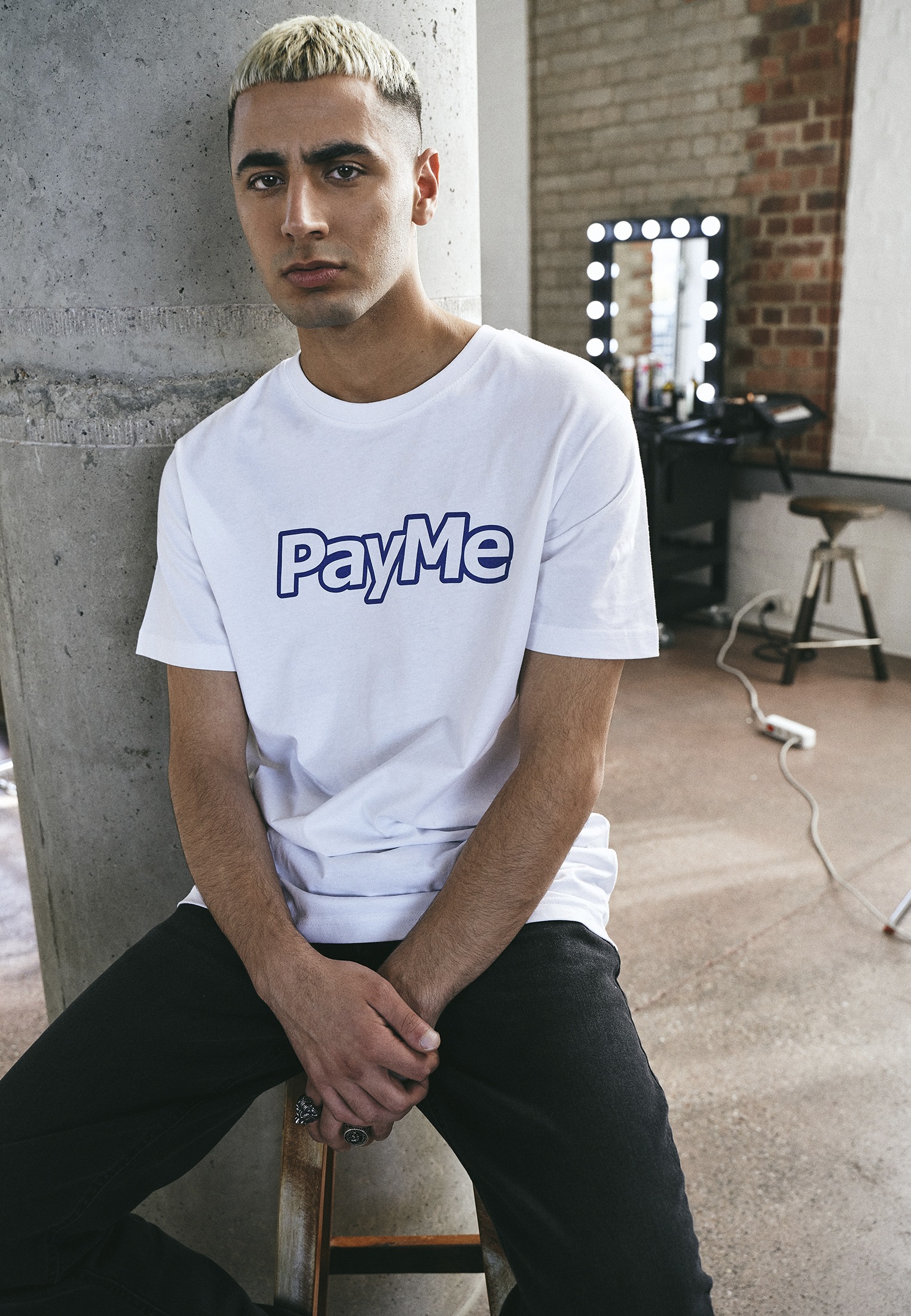 MisterTee T-Shirt »MisterTee Herren Pay Me Outline Tee«