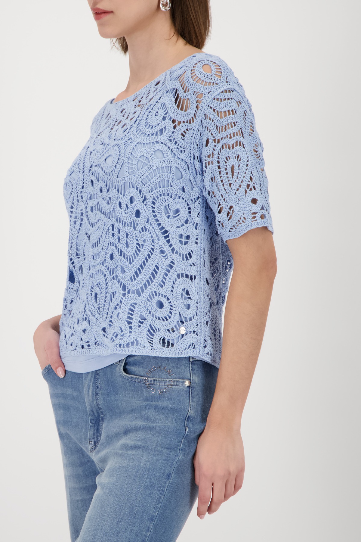 Monari Strickpullover Regular fit mit Cornelly-Muster günstig online kaufen