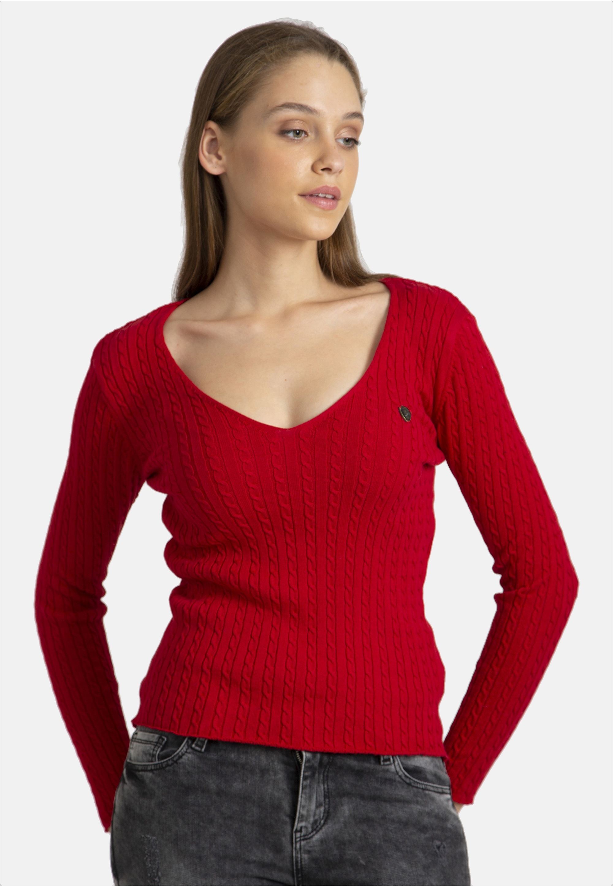 SIR RAYMOND TAILOR V-Ausschnitt-Pullover »Athena«, in klassischem Design