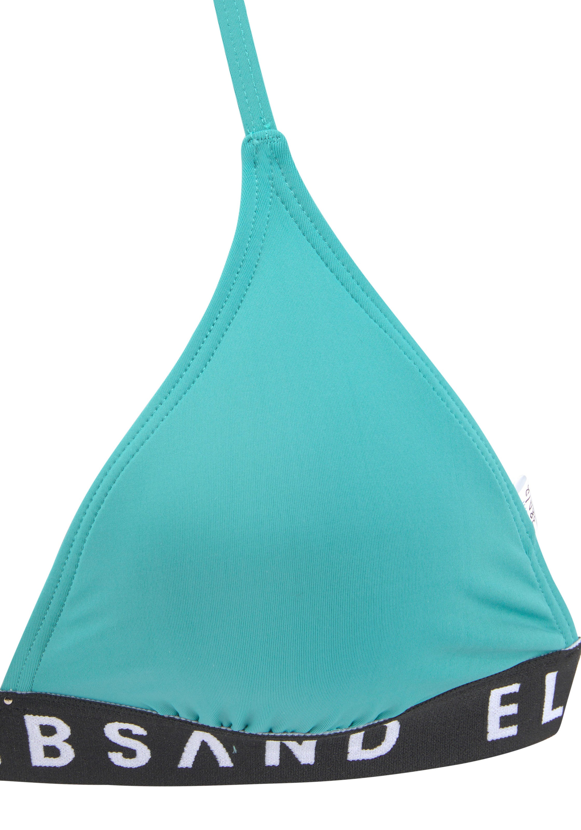 Elbsand Triangel-Bikini, mit Markenschriftzügen in Kontrastfarbe
