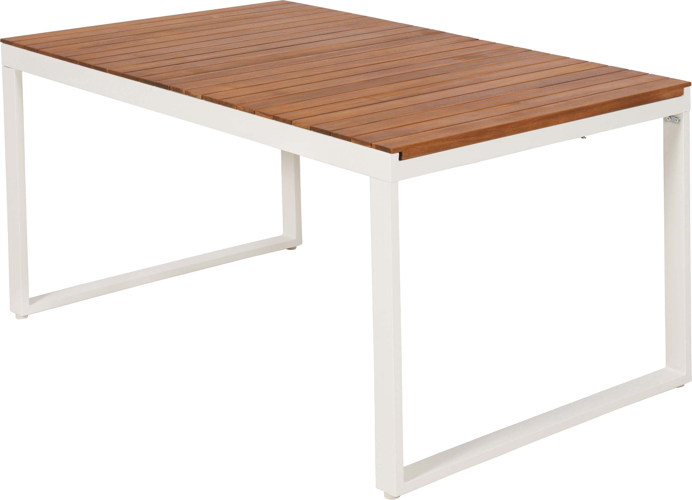 MERXX Garten-Essgruppe »Bamberg« Set, 7 tlg. inkl. 6 Stapelsessel, 1 Ausziehtisch