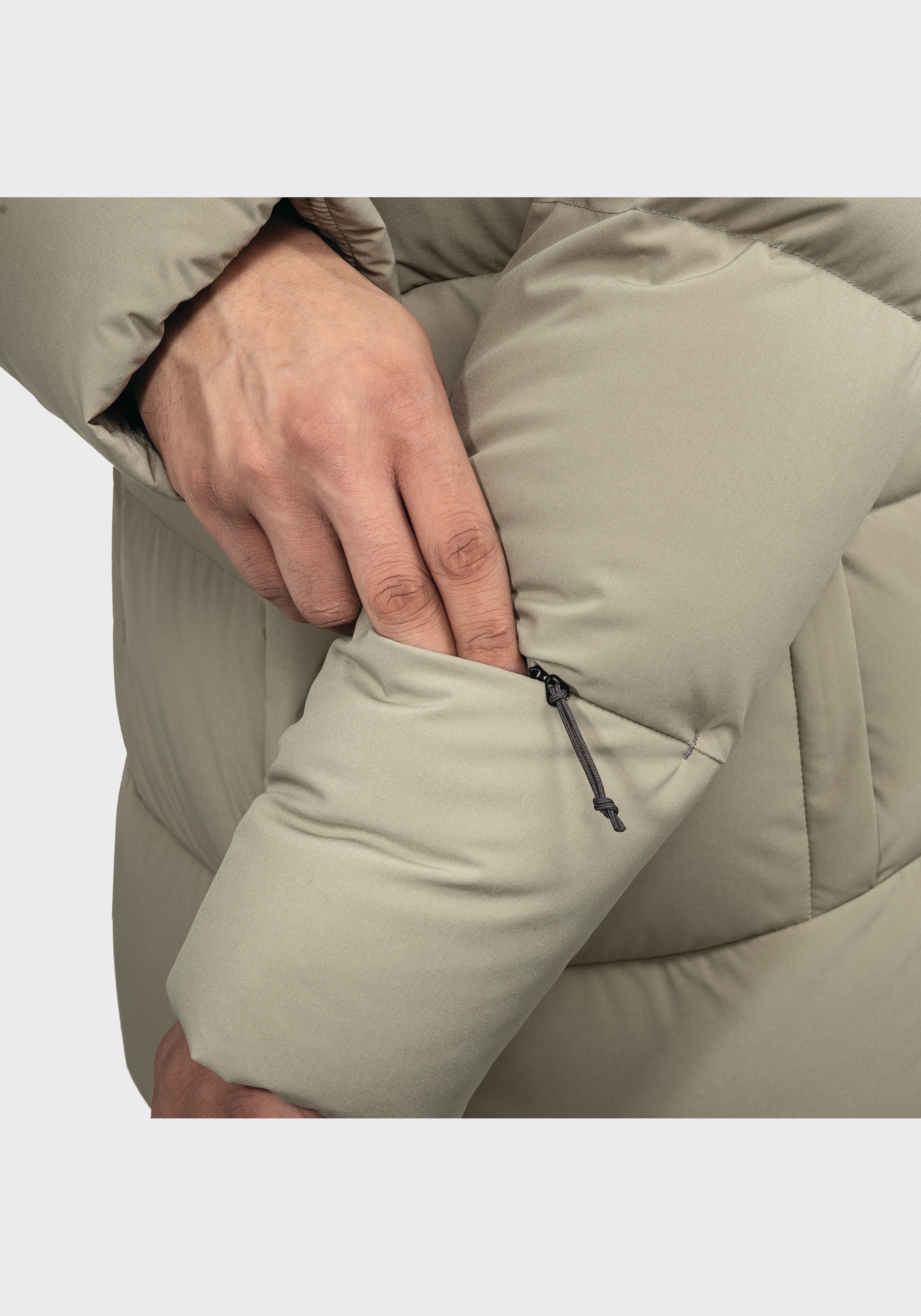 Schöffel Langjacke »Urban Down Coat Style Cers MNS«, mit Kapuze