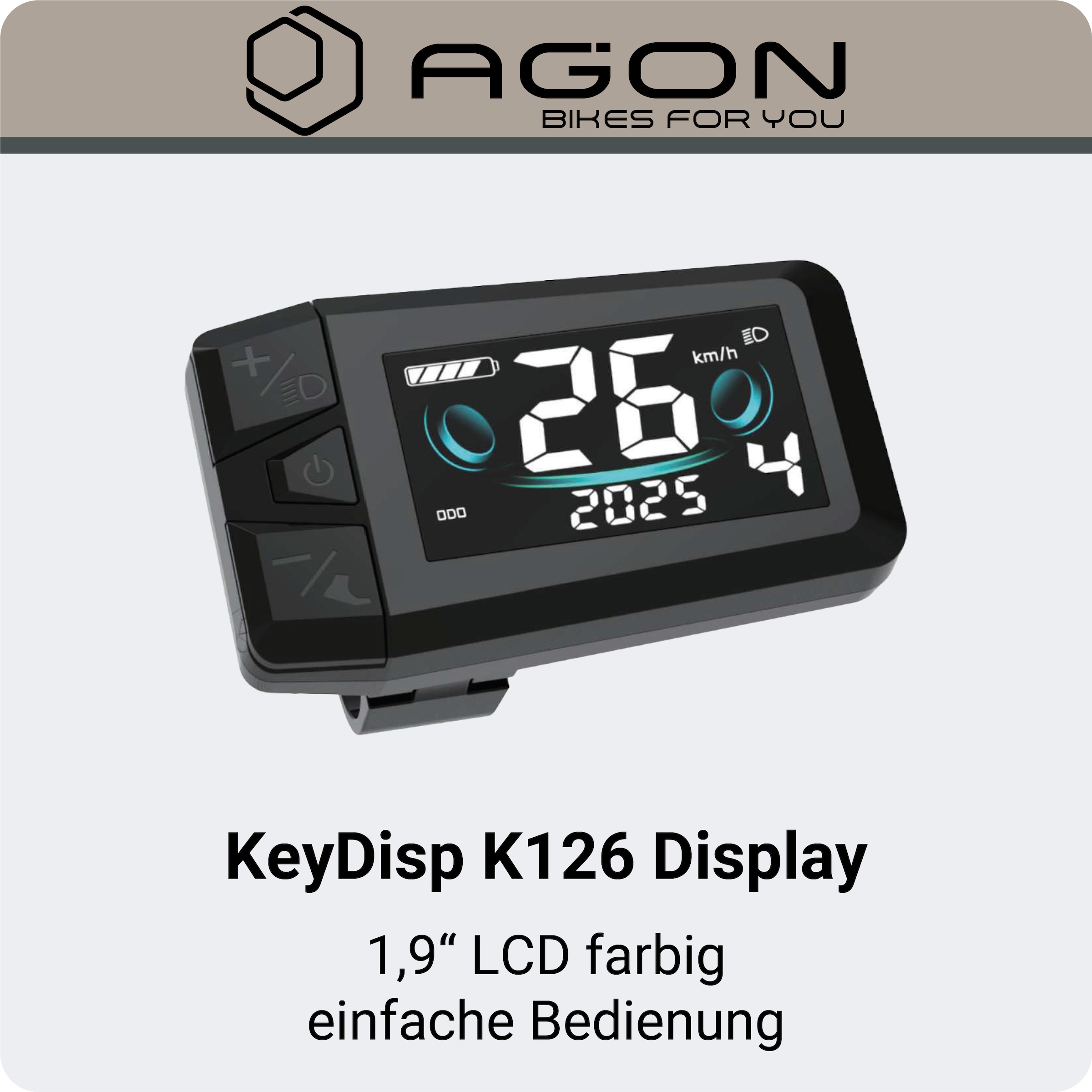 AGON »Assist« 3 Gang Nabenschaltung Frontmotor 250 W