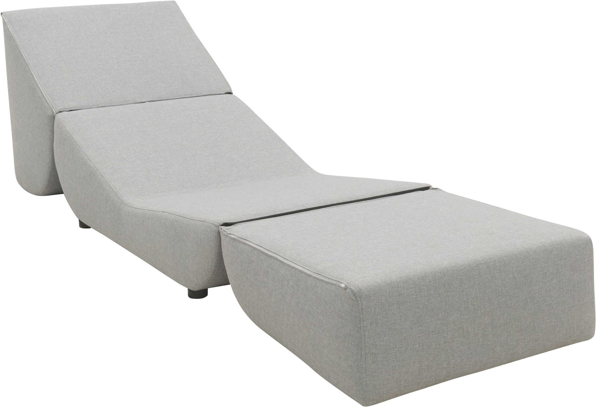 DOMO collection Loungesessel »VENDY Outdoor«, (1 St.), Zum Schlaf-und Relaxsessel wandelbar