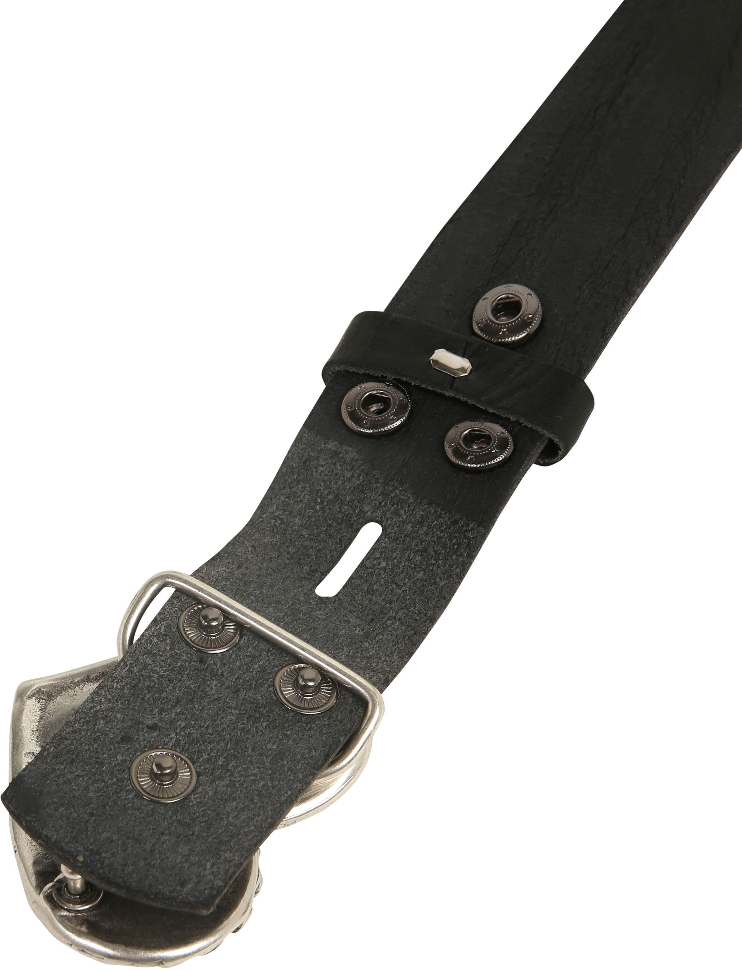 Thumbnail - Rettungsring Gürtel Ledergürtel mit Koppelschließe im Herz-Design