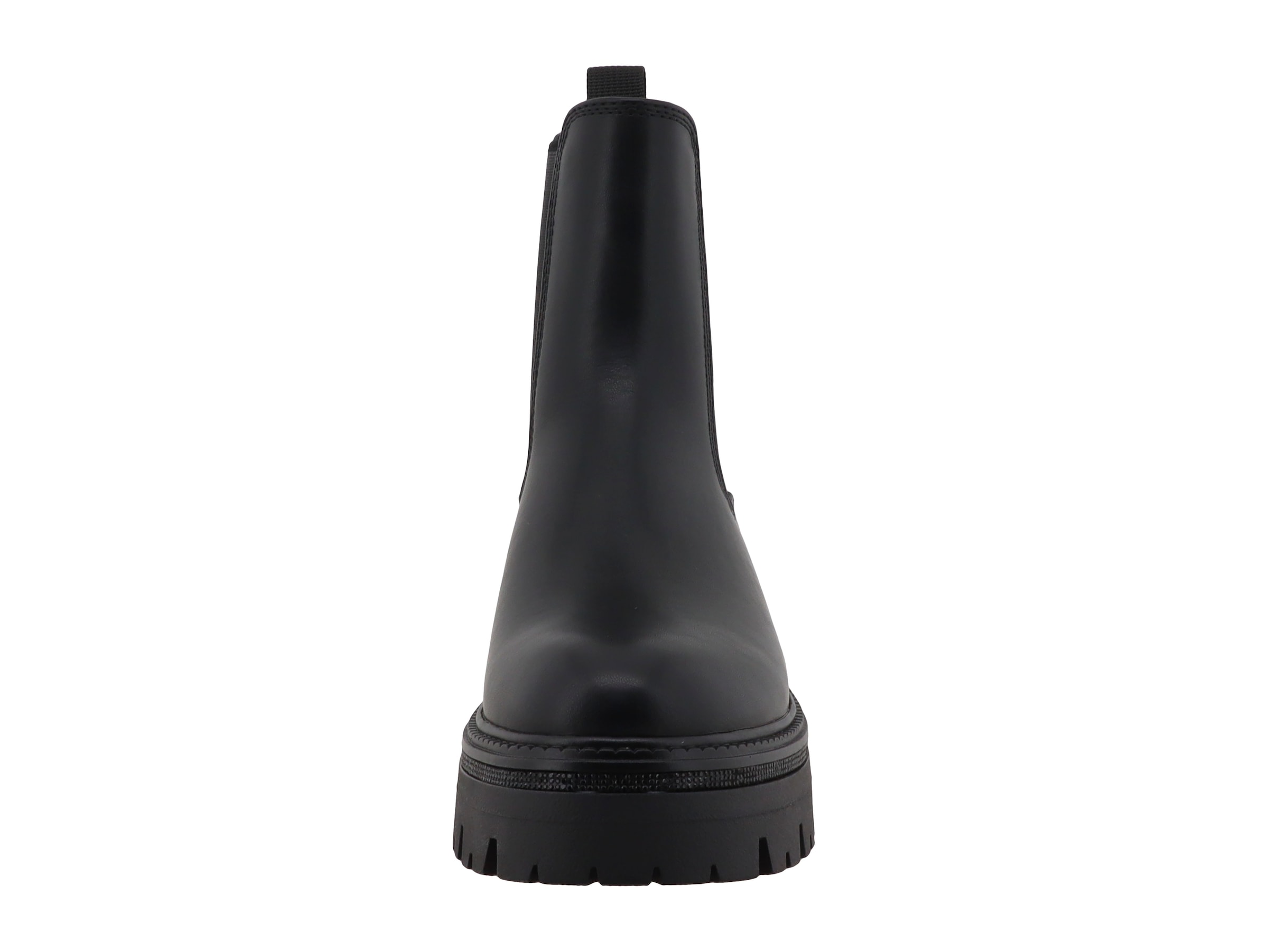 TOM TAILOR Chelseaboots  Blockabsatz, Stiefelette mit beidseitigem Stretcheinsatz
