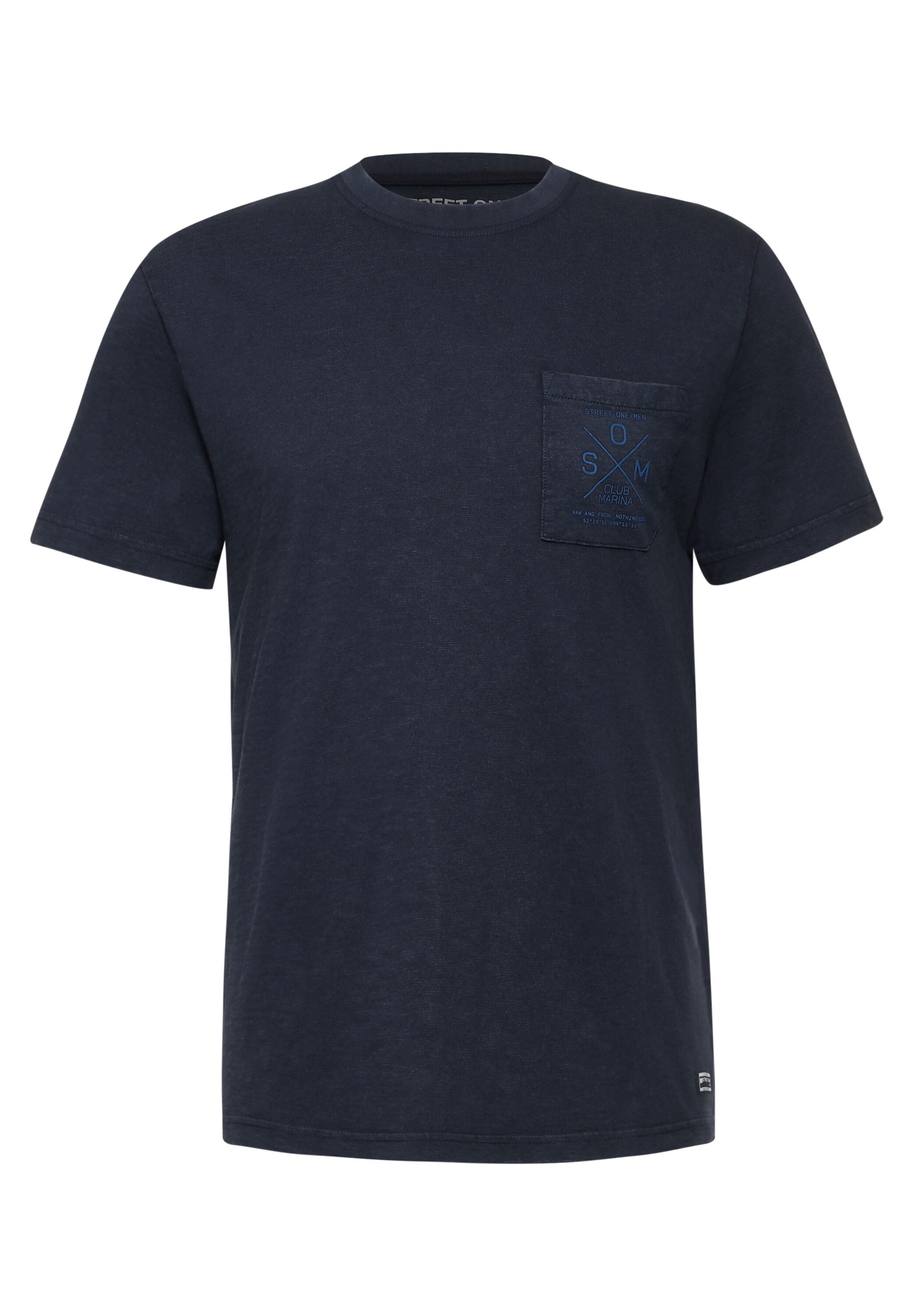 STREET ONE MEN T-Shirt, mit Brusttasche