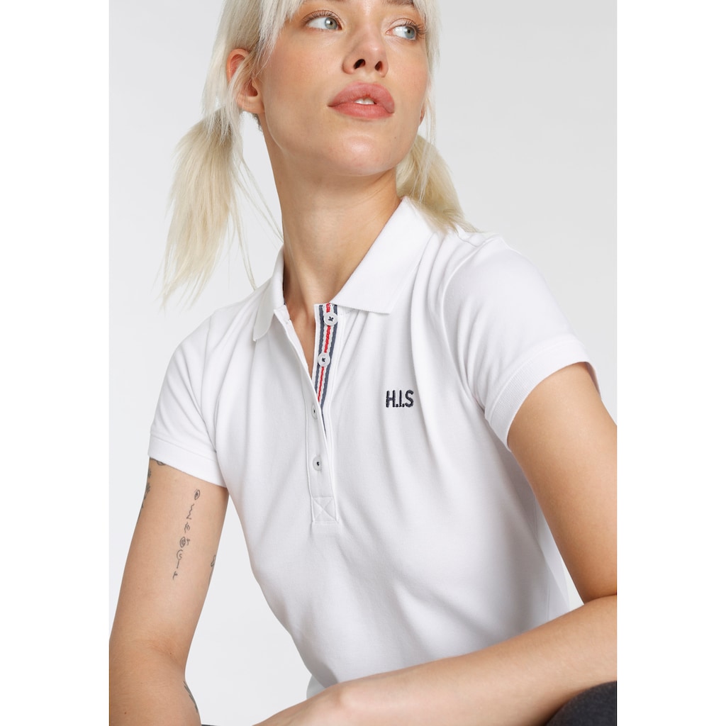 H.I.S Poloshirt, (2er-Pack), aus weicher Pique-Qualität