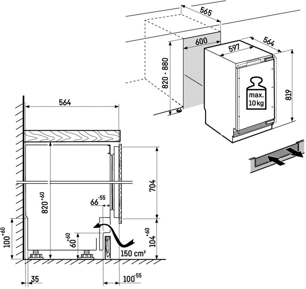Liebherr Unterbauweintemperierschrank »UWpri 3672_994897051«