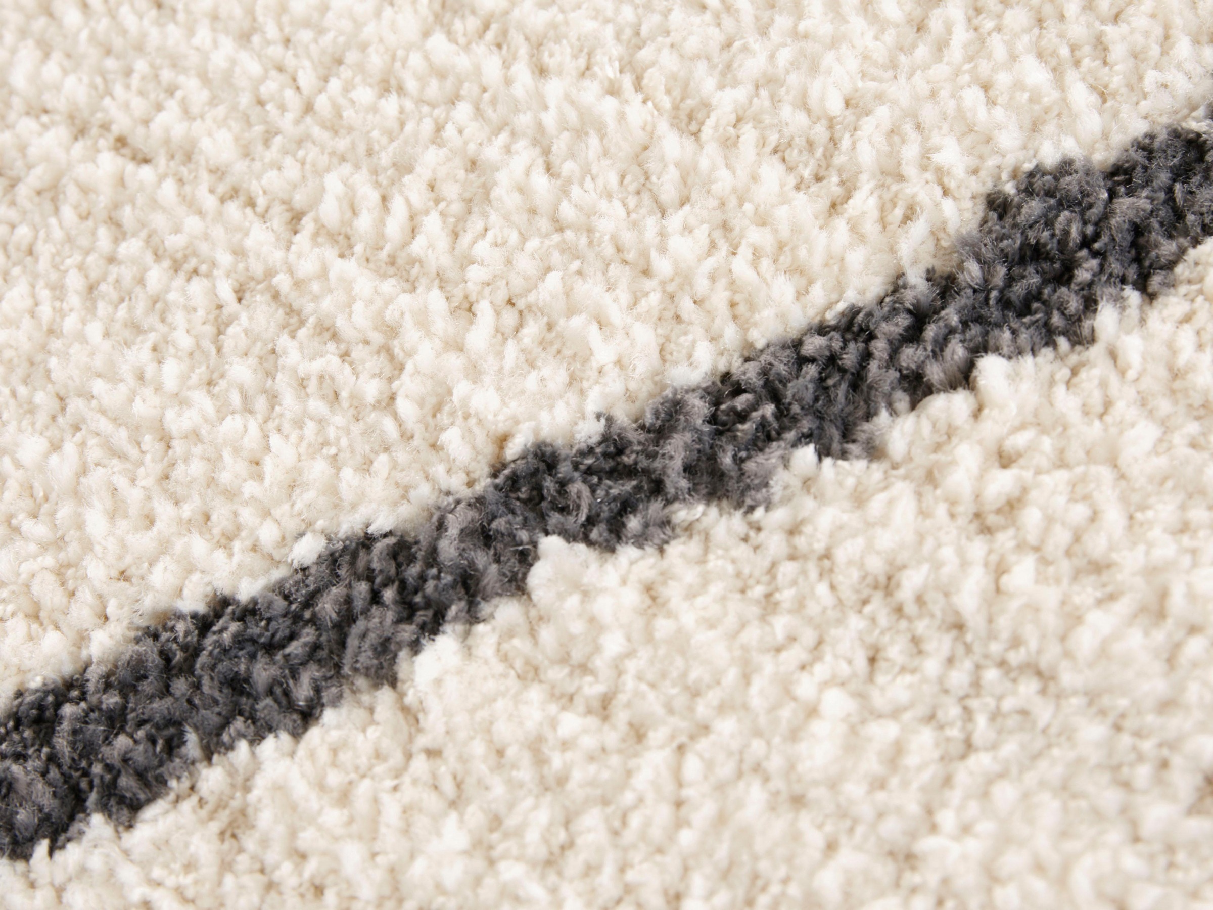 ELLE DECORATION Teppich »Vienne«, rechteckig, 14 mm Höhe, weicher Flor, Skandi Look, Schlicht, Robust, Pflegeleicht, Linien