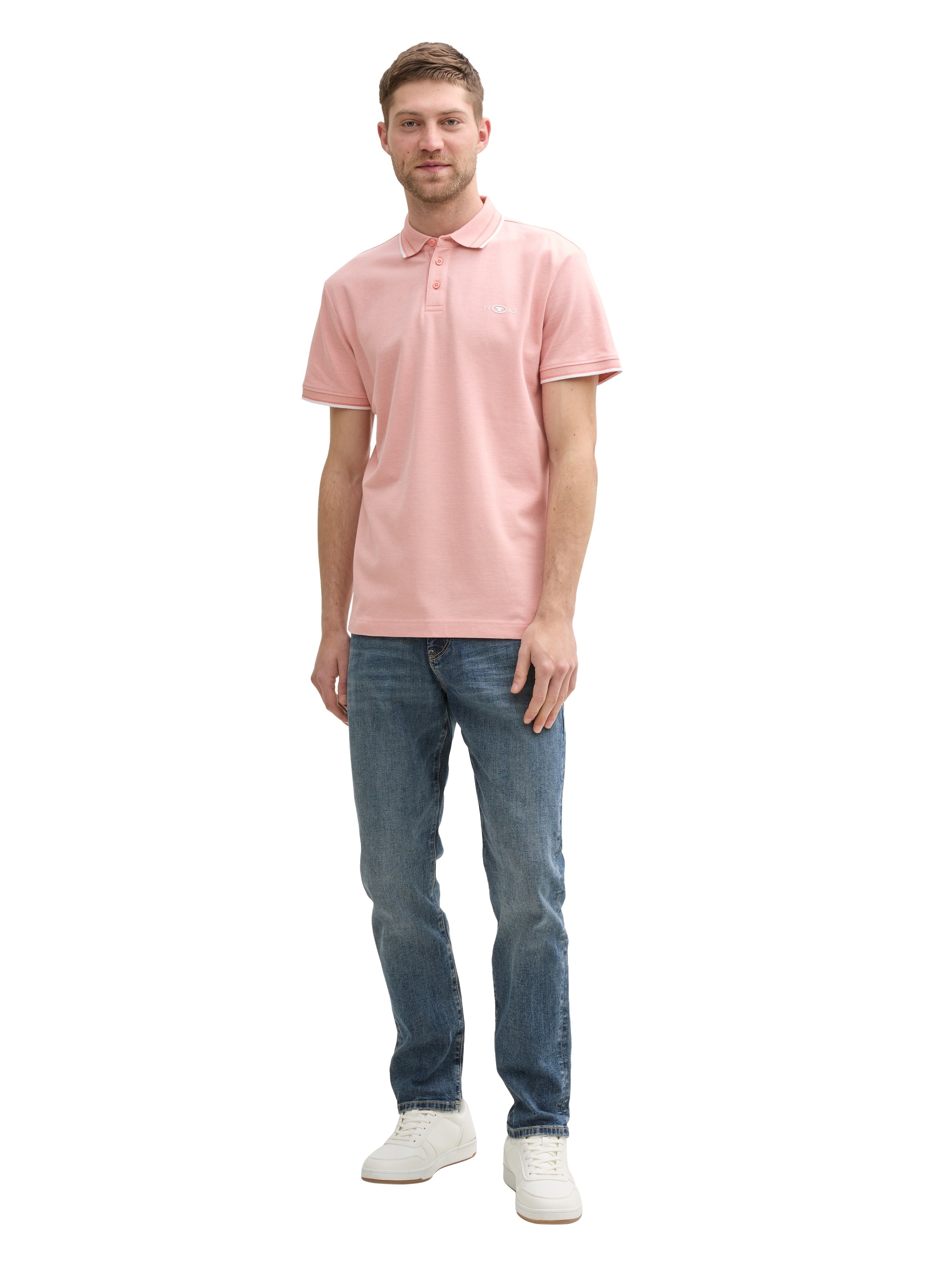 TOM TAILOR Poloshirt, mit Logo Stickerei