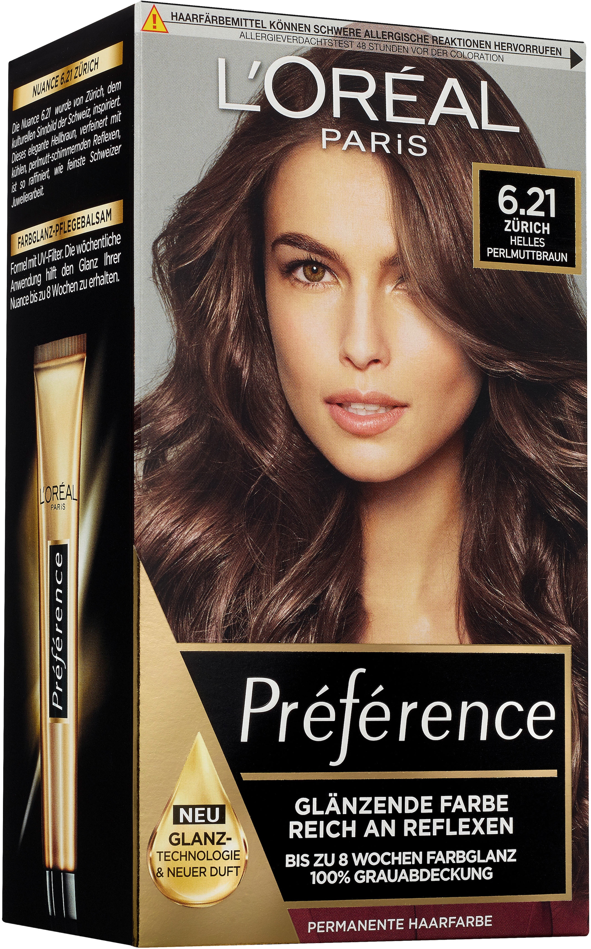 L'ORÉAL PARIS Coloration »Préférence«, (Packung, 3 tlg.), mit pflegender Formel