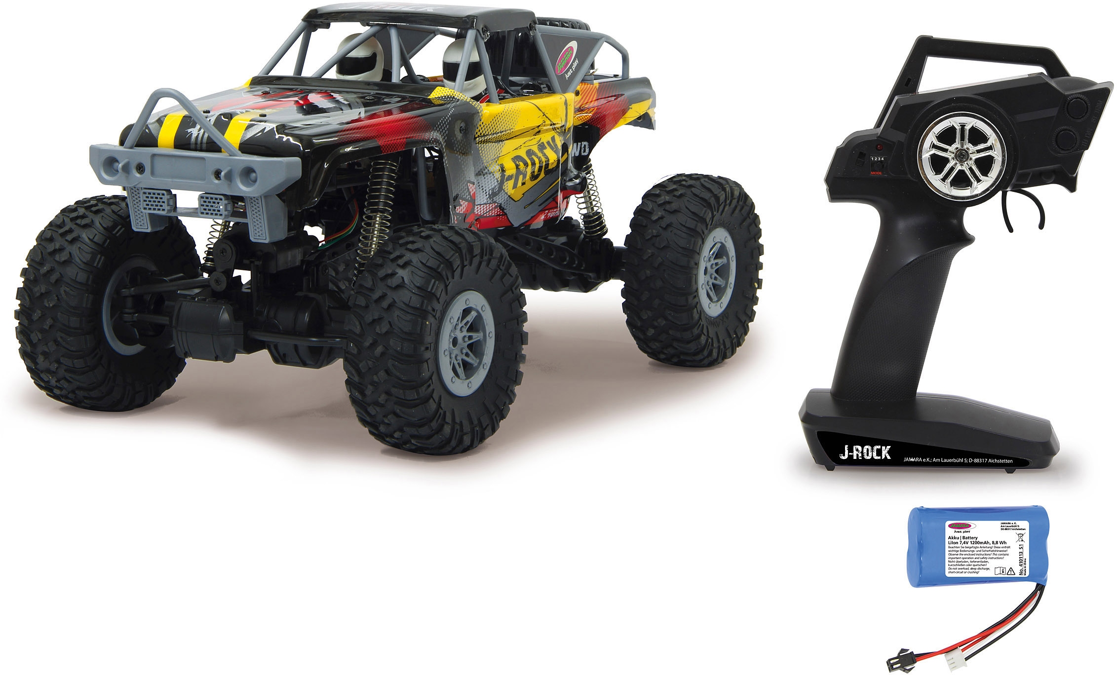 Jamara RC-Monstertruck »J-Rock Crawler 4WD 1:10 2,4 GHz«